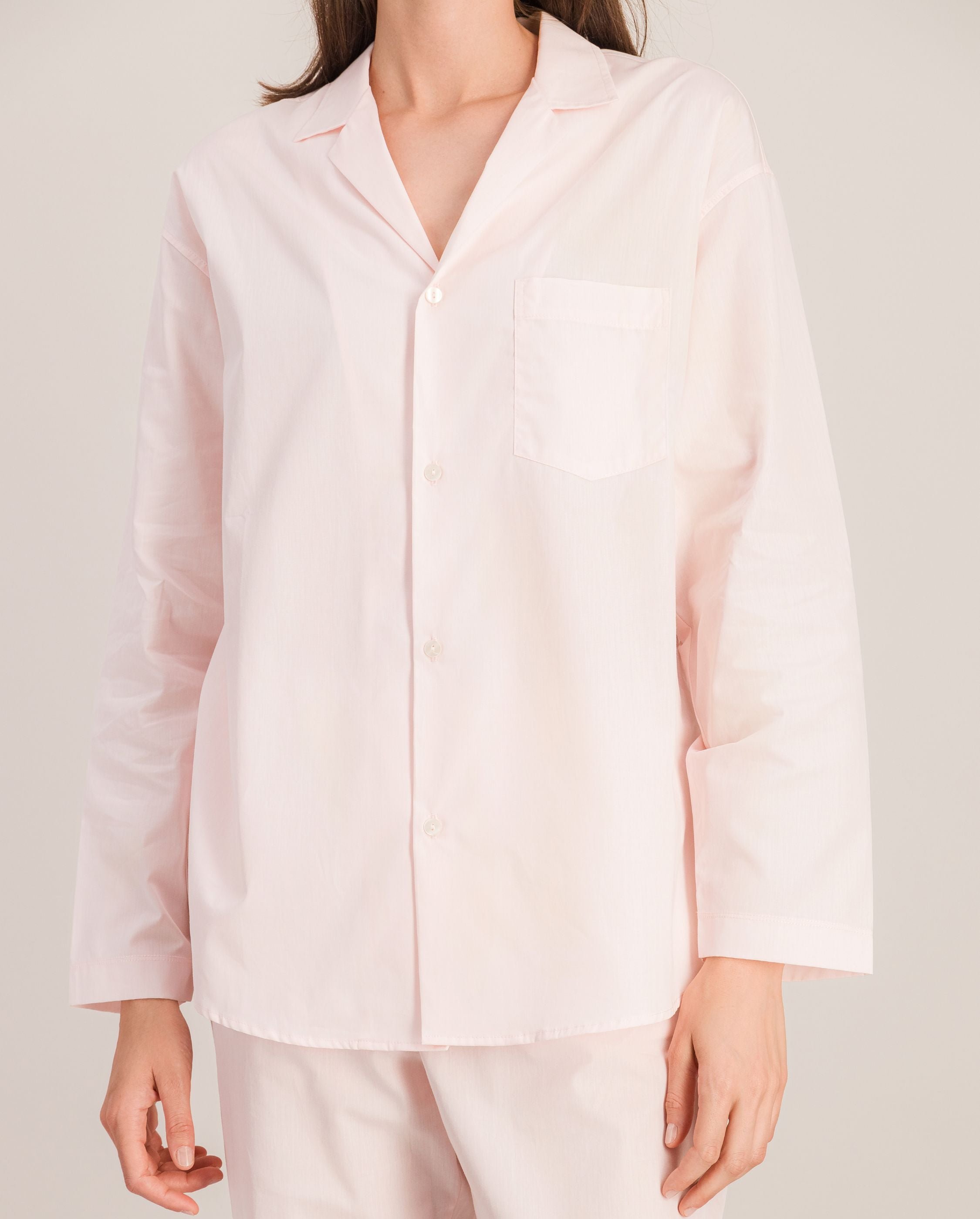Women's organic cotton pajama shirt, pink ANGARDE Pink