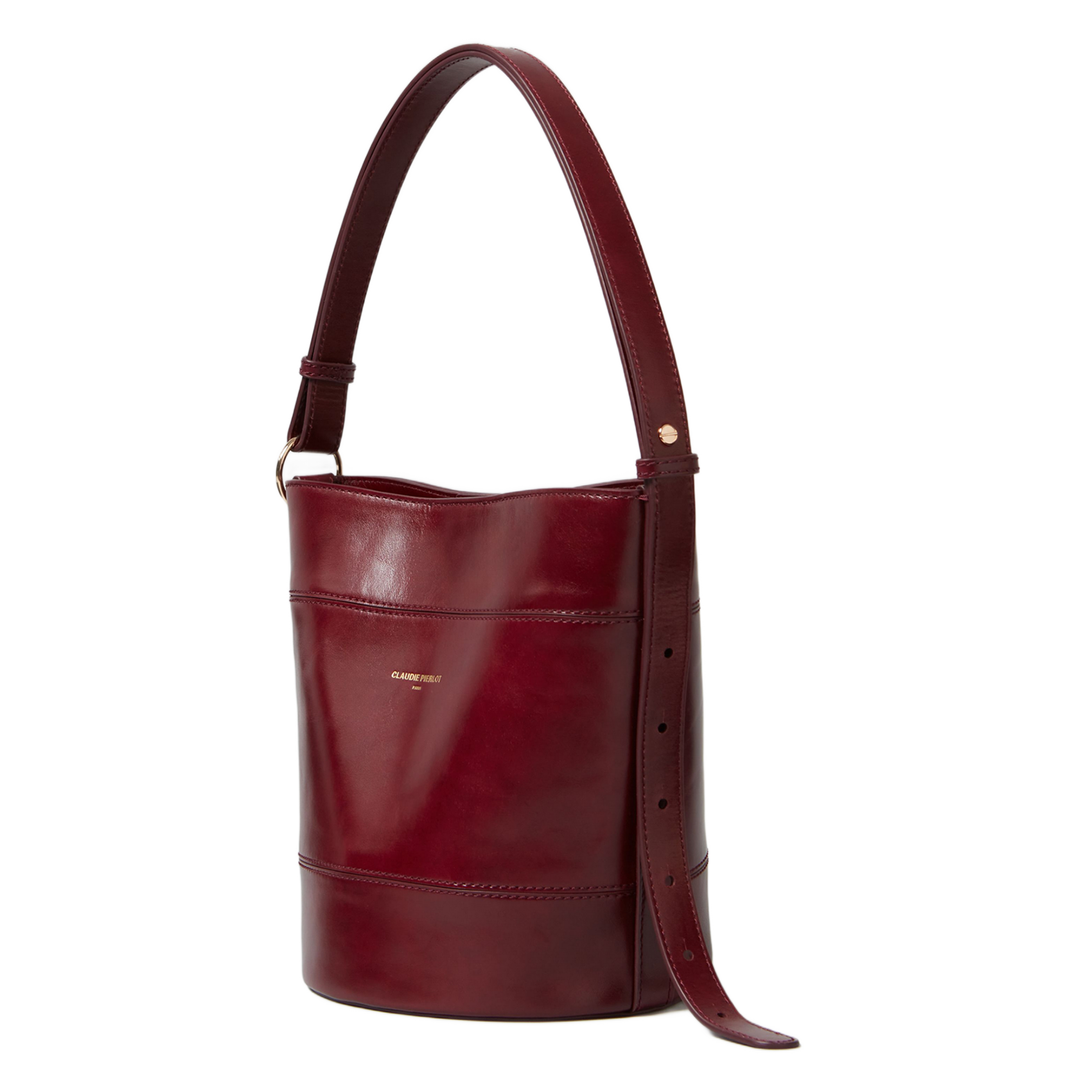 Beuteltasche aus Leder CLAUDIE PIERLOT Rot