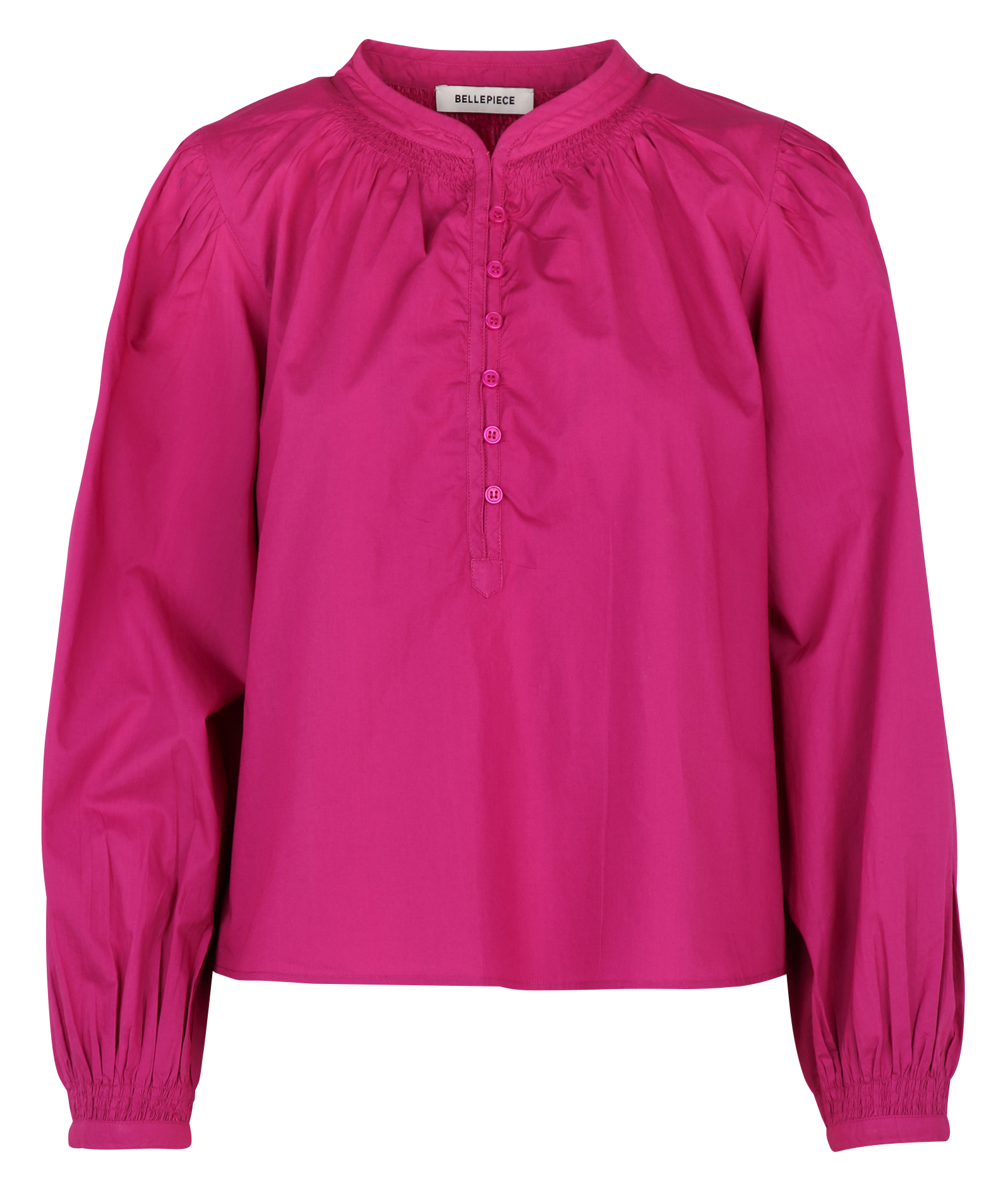 Oversized, katoenen blouse BELLEPIECE Roze