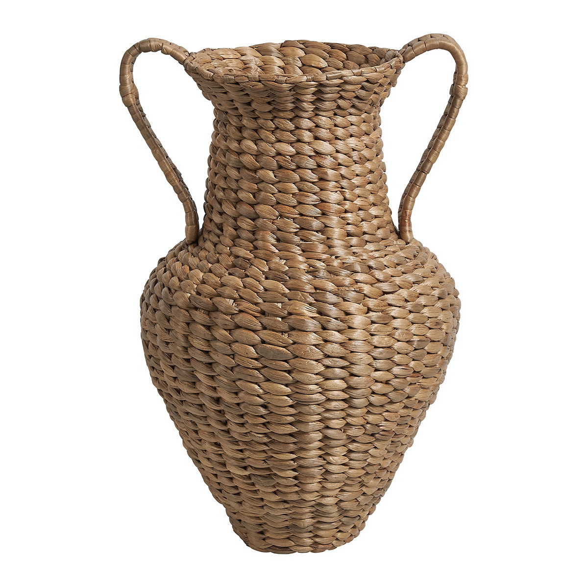 Decorative amphora vase with wicker oasis BLANC D'IVOIRE No Color