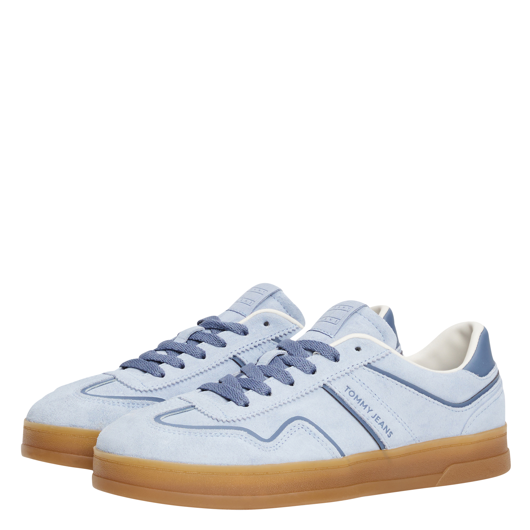 Baskets en cuir TOMMY HILFIGER Bleu