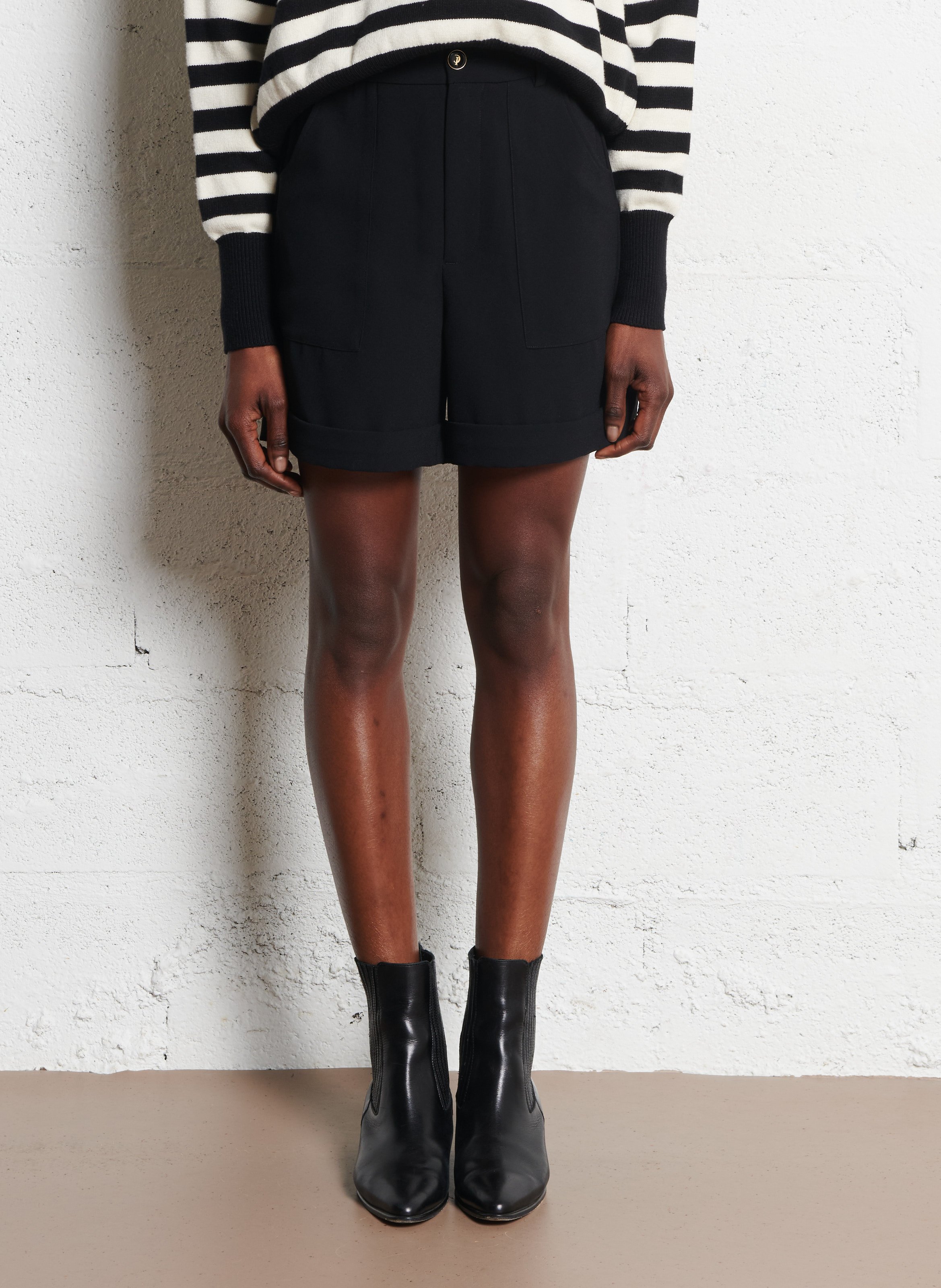 Cotton shorts I CODE Black