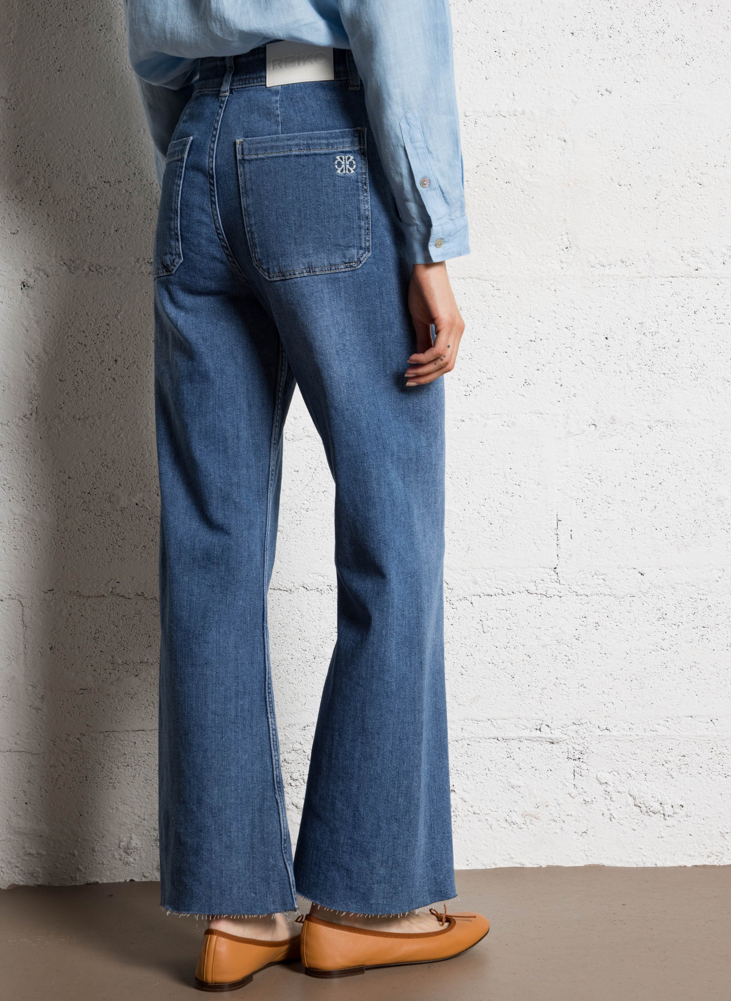 Reiko Pantalon Place Des Tendances Reiko Jean Acquaverde Point De