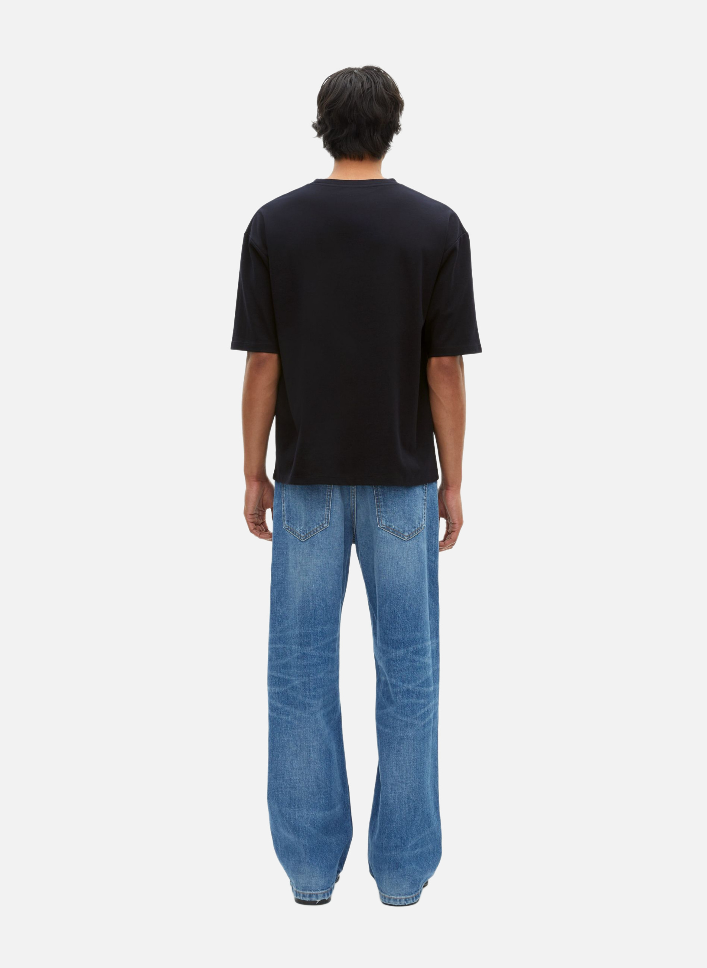 Solid Oversized T-shirt THE KOOPLES Blue