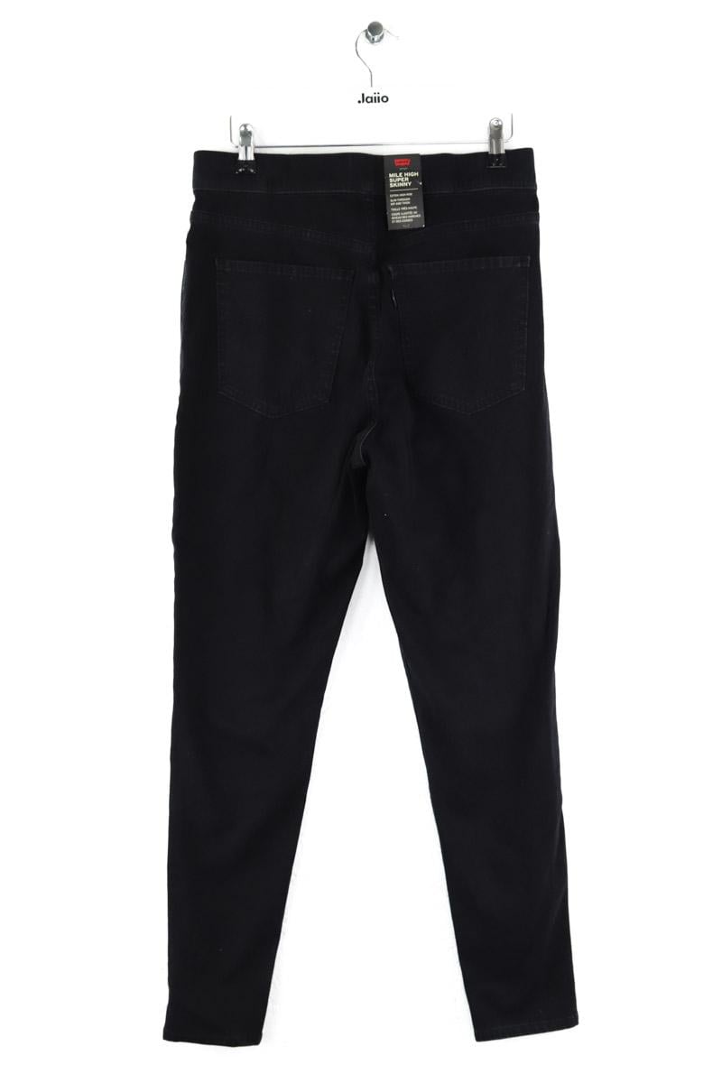 Cotton straight jeans Black
