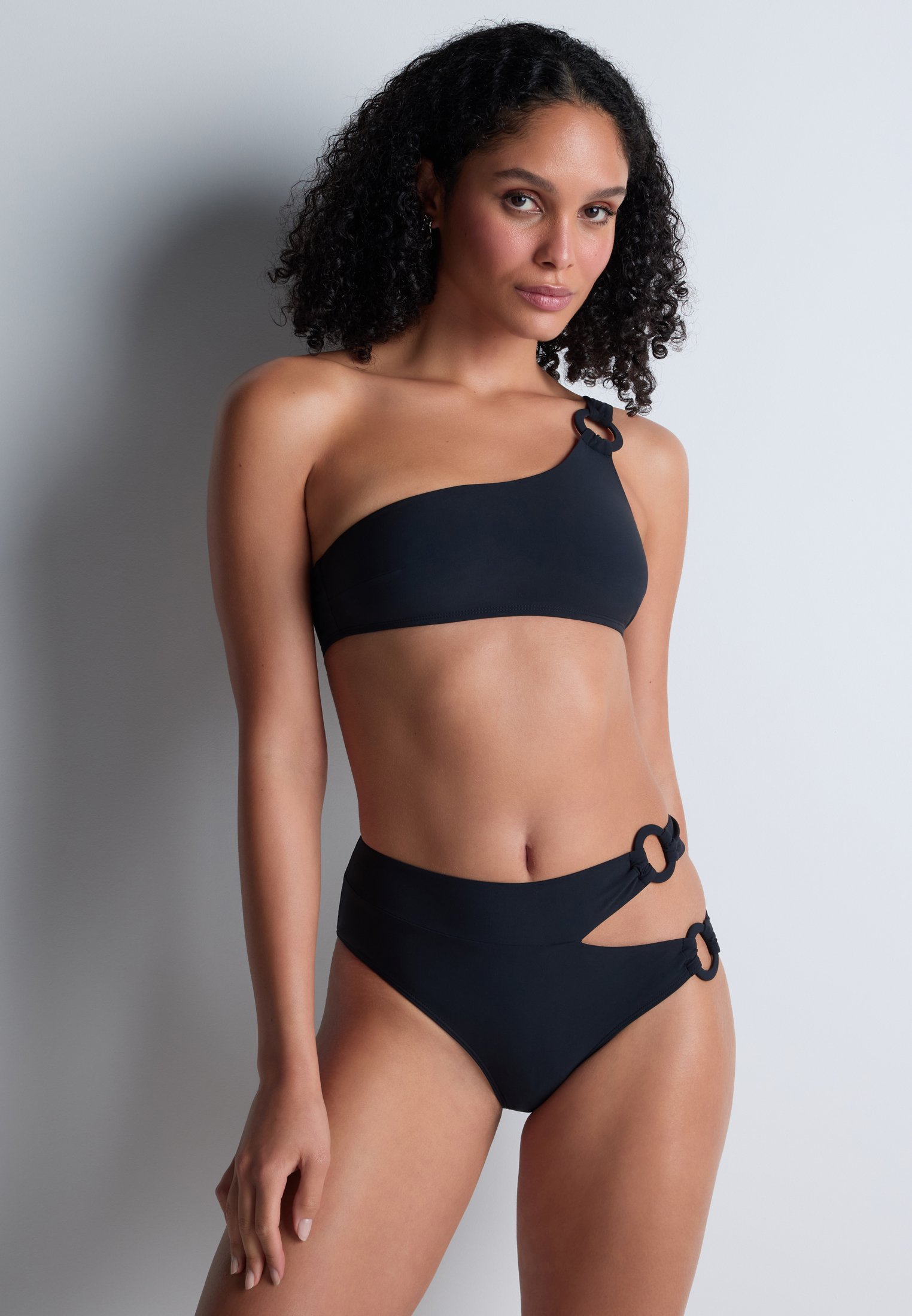 High-rise bikini bottoms AUBADE Black
