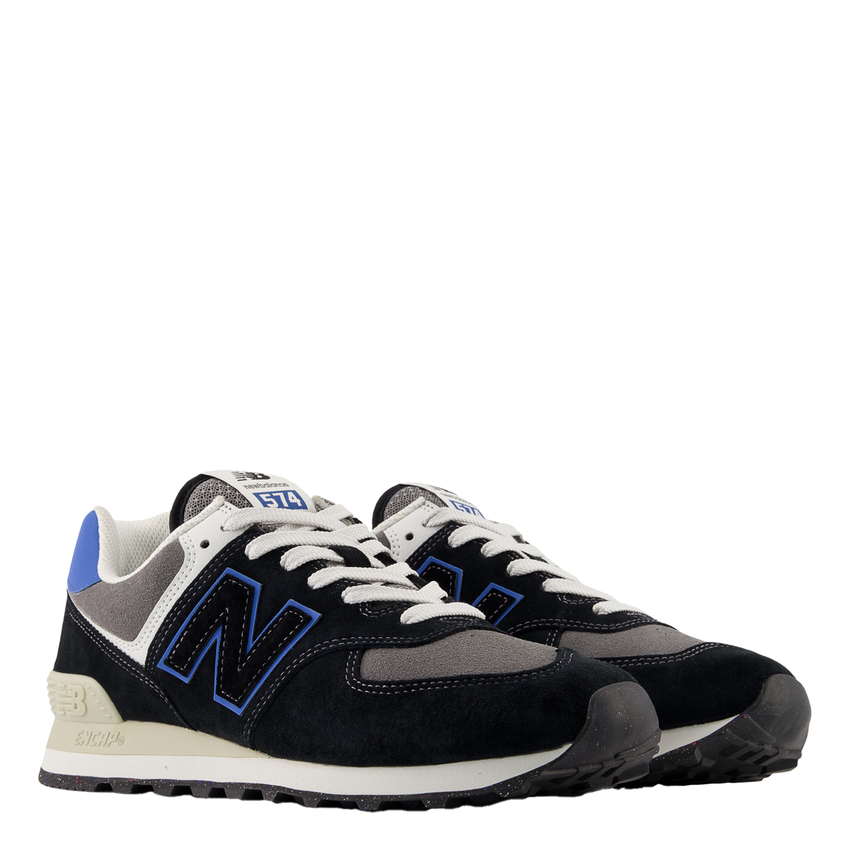 Low-top leather mix sneakers NEW BALANCE Black