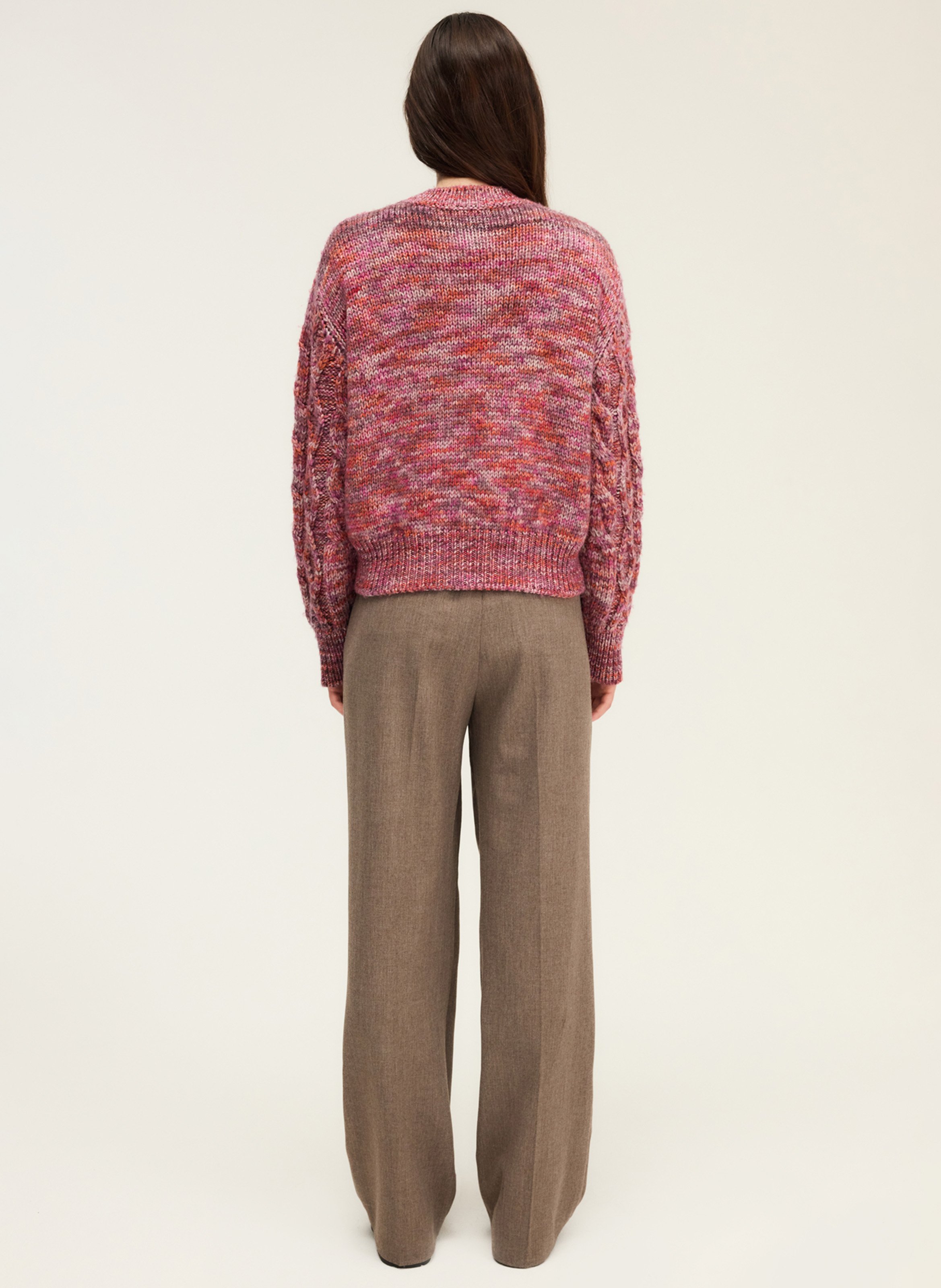 High-neck sweater PABLO Red