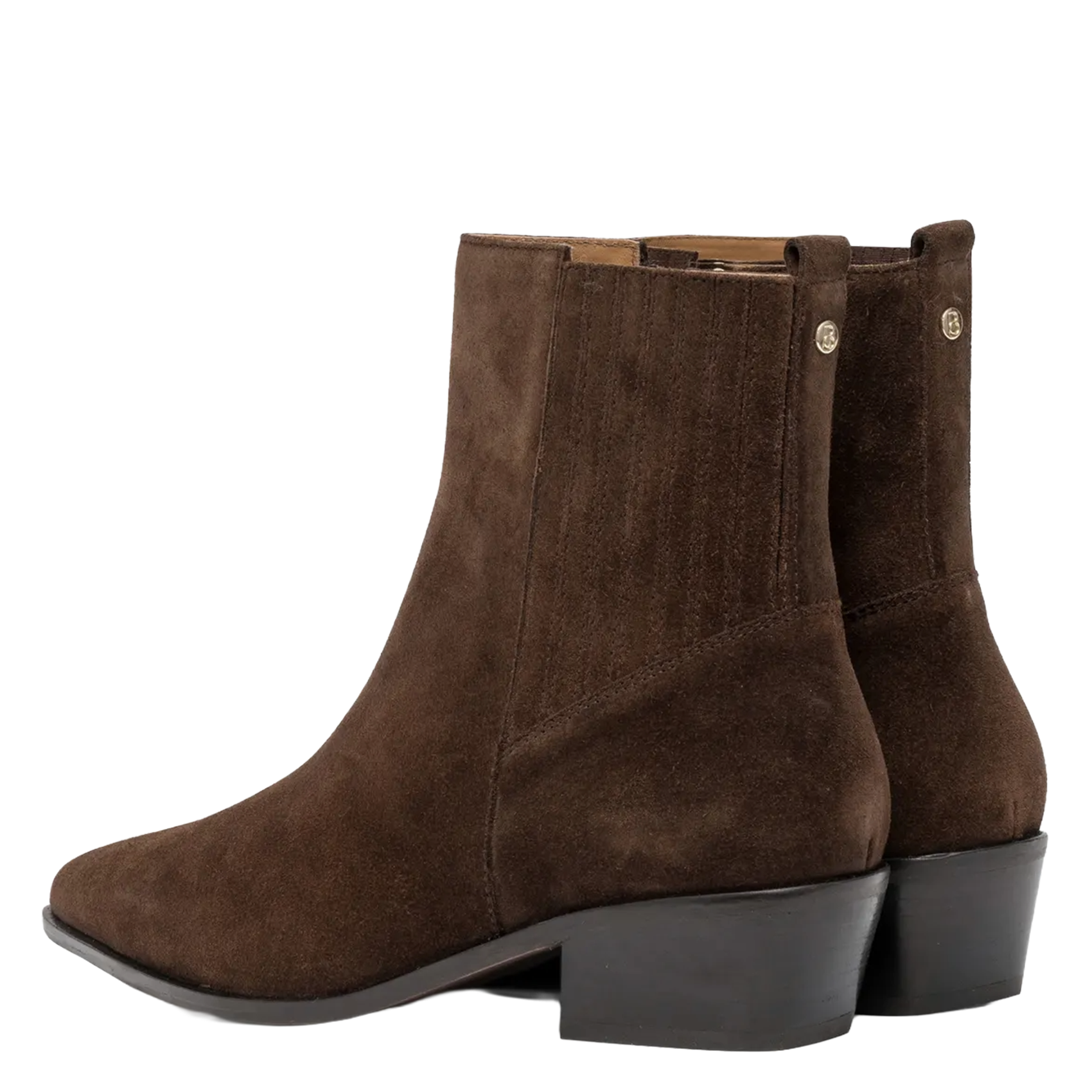 Suède enkellaarzen BOCAGE Brown