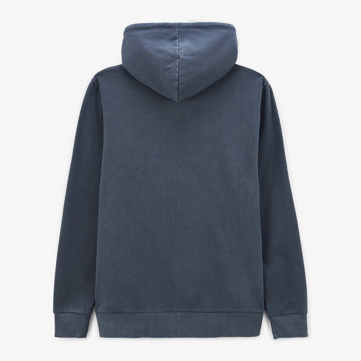 Hooded cotton sweatshirt with zip  SERGE BLANCO Blue
