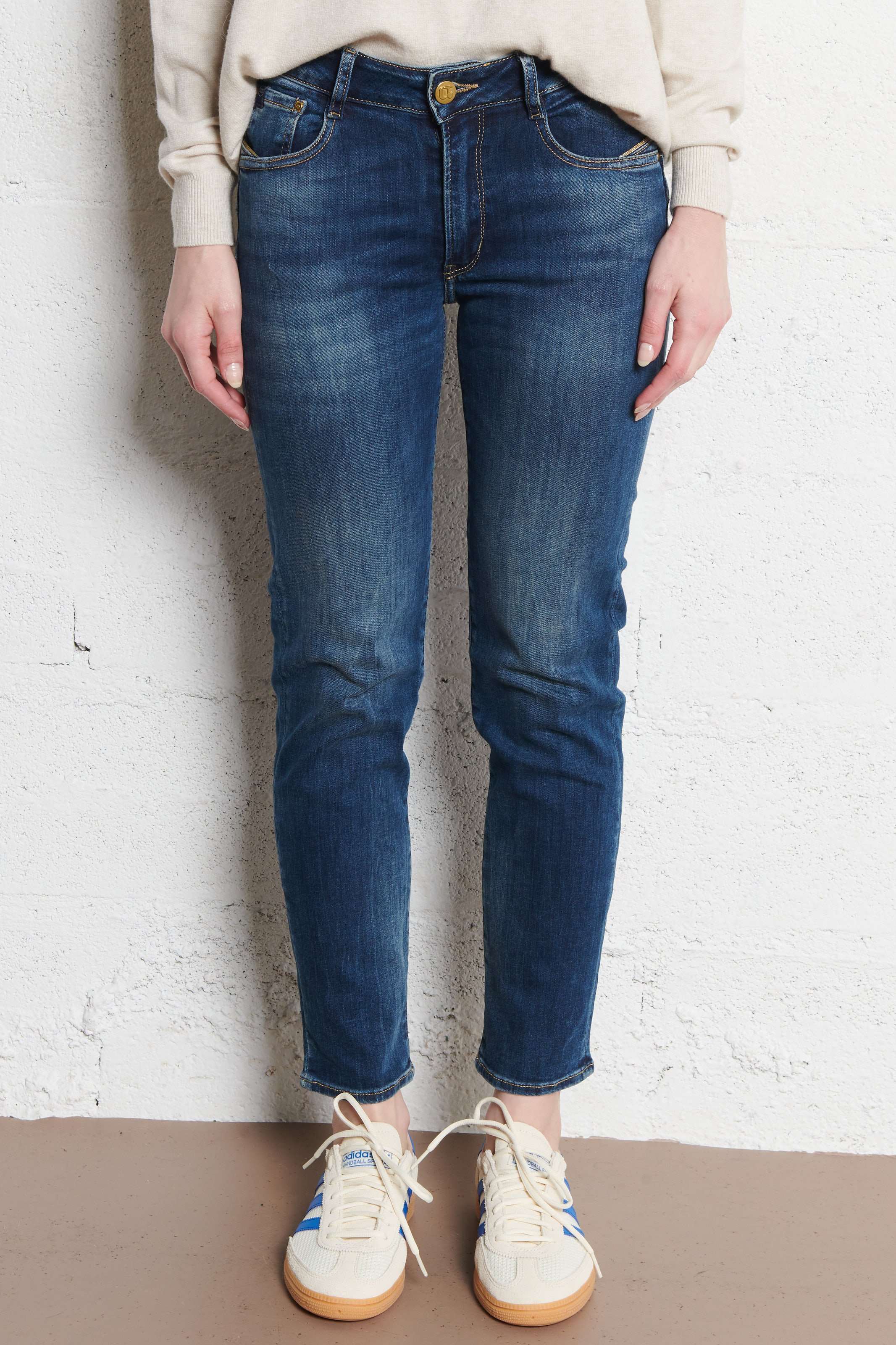 Jean slim LE TEMPS DES CERISES Bleu