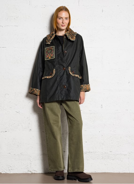 Bottines en cuir velours - Look 1