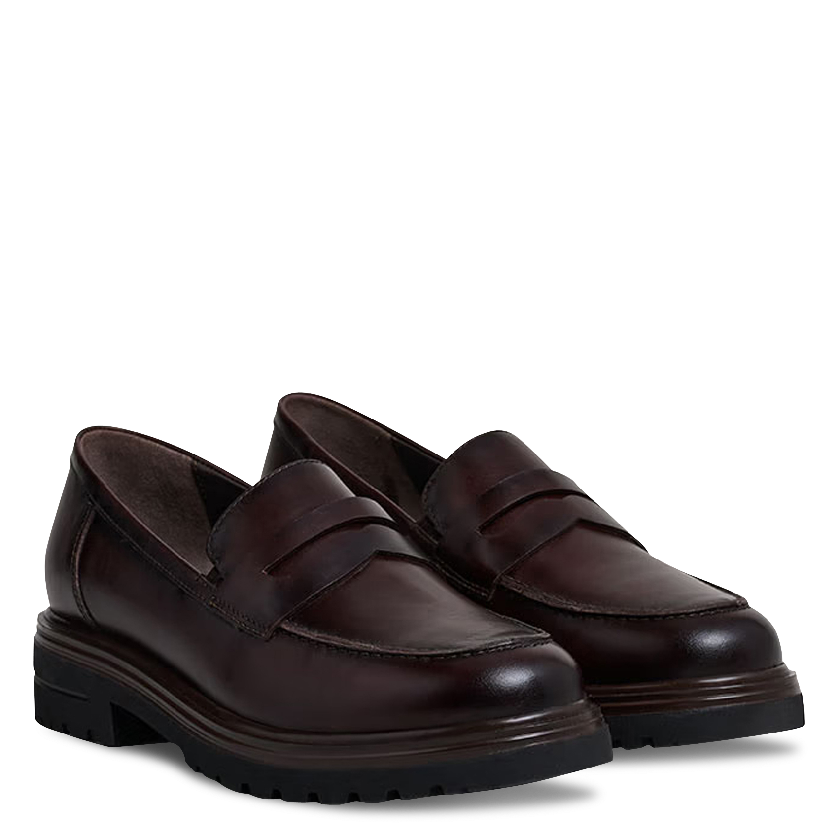 Mocassins en cuir JONAK Rouge