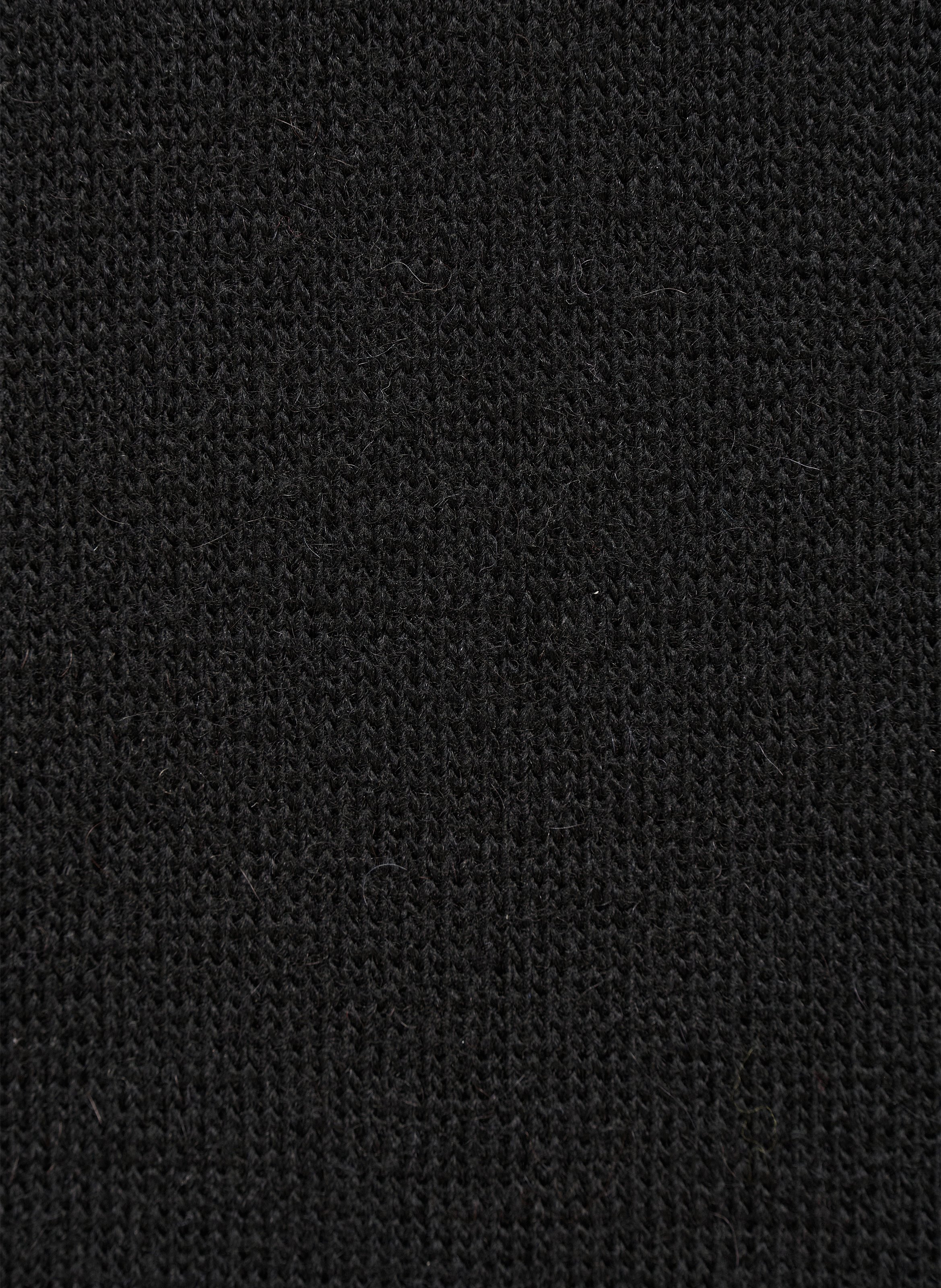 Gilet oversize col V en maille HUMILITY Noir