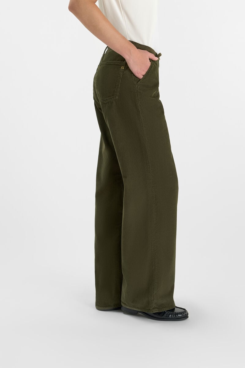 Flared pants LE TEMPS DES CERISES Green