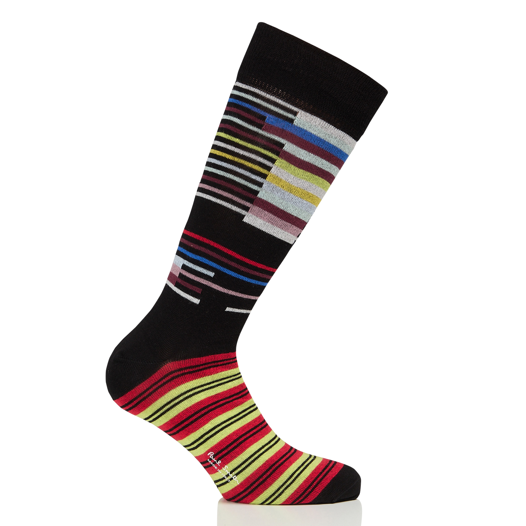 Striped blended cotton socks PAUL SMITH Black