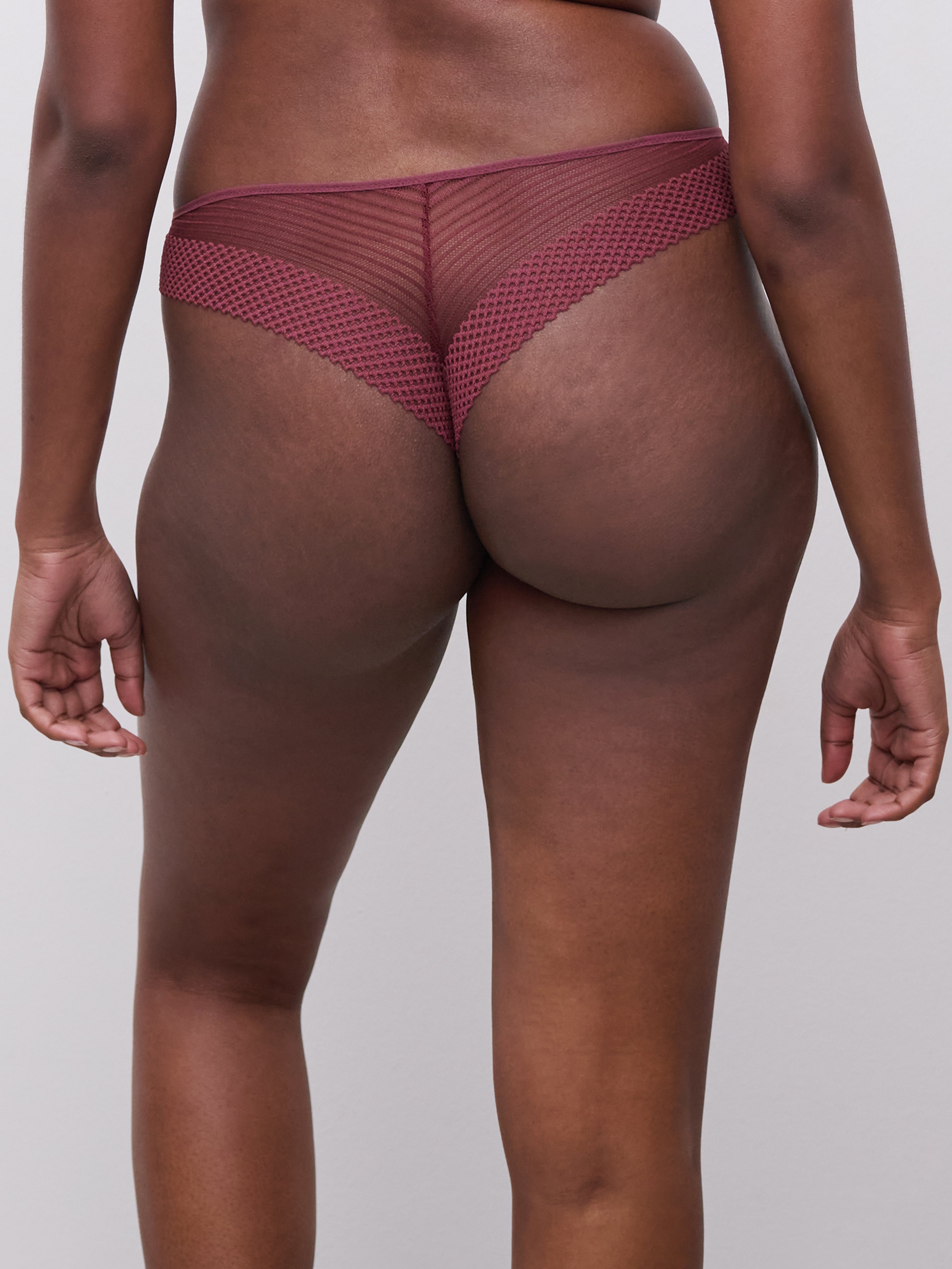 Aventurine lace tanga CHANTELLE PULP Red