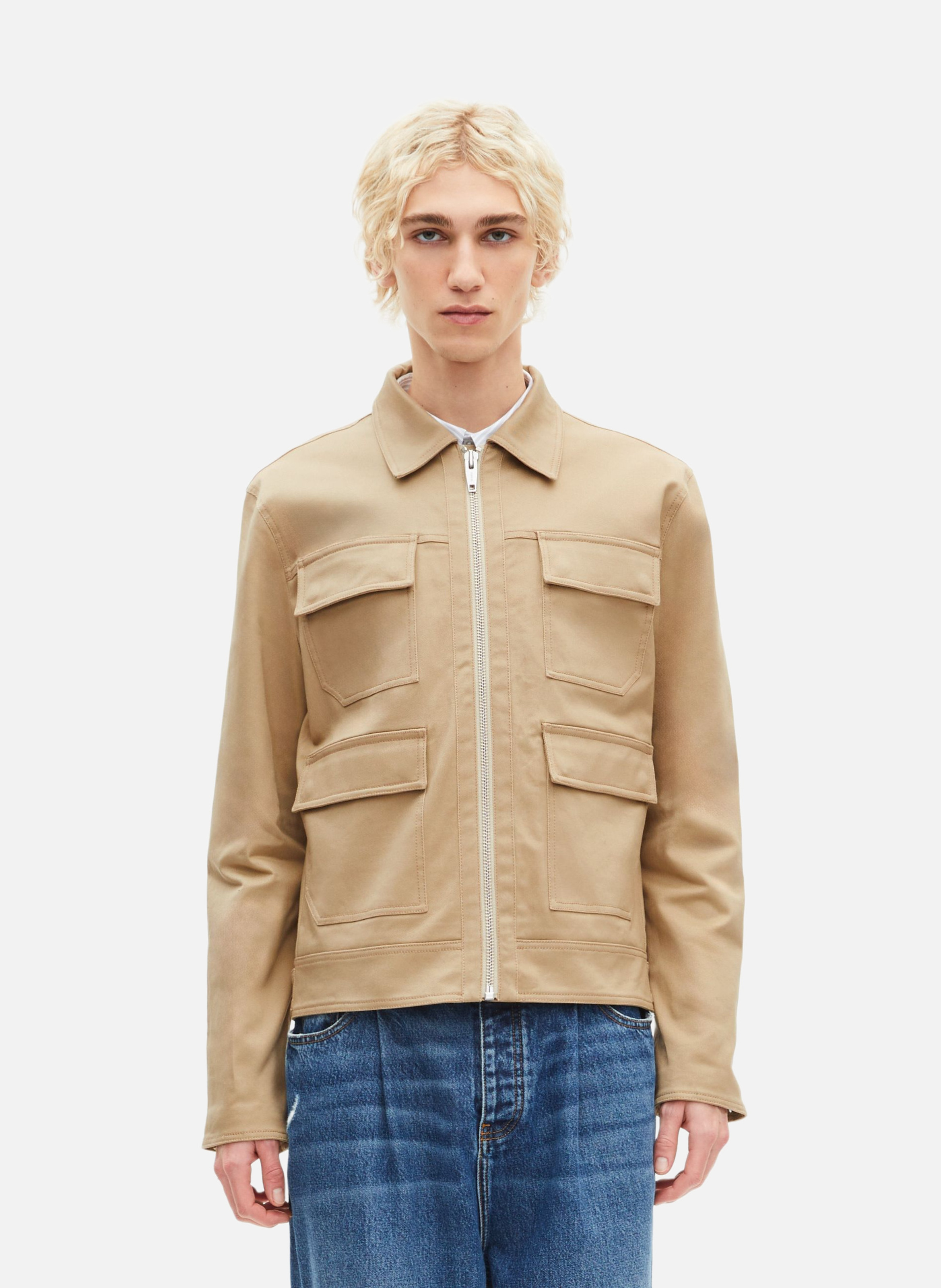 Cotton jacket THE KOOPLES Beige