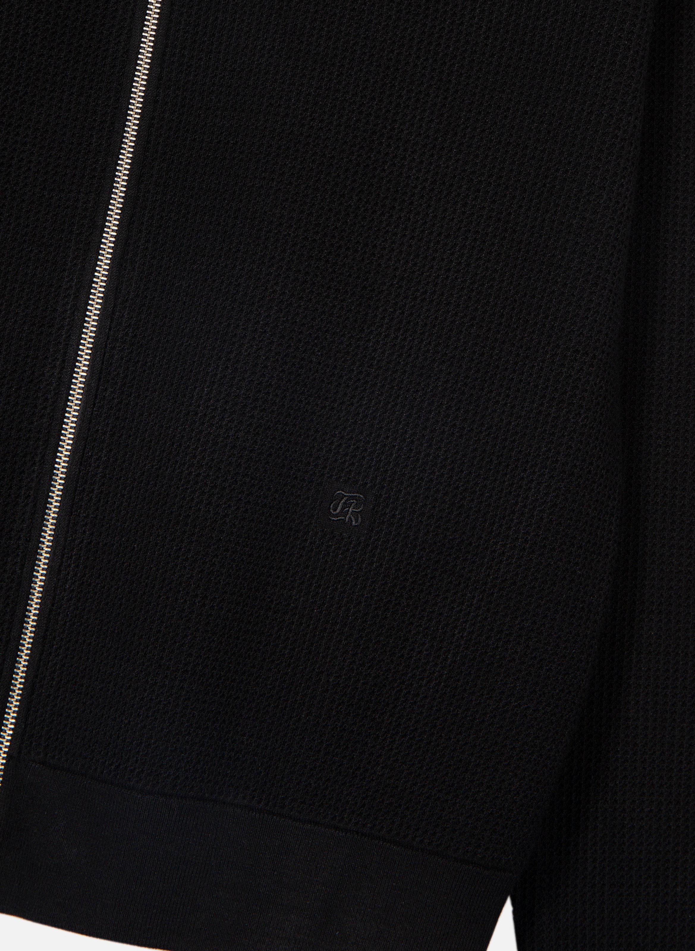 Honeycomb knit cardigan THE KOOPLES Black