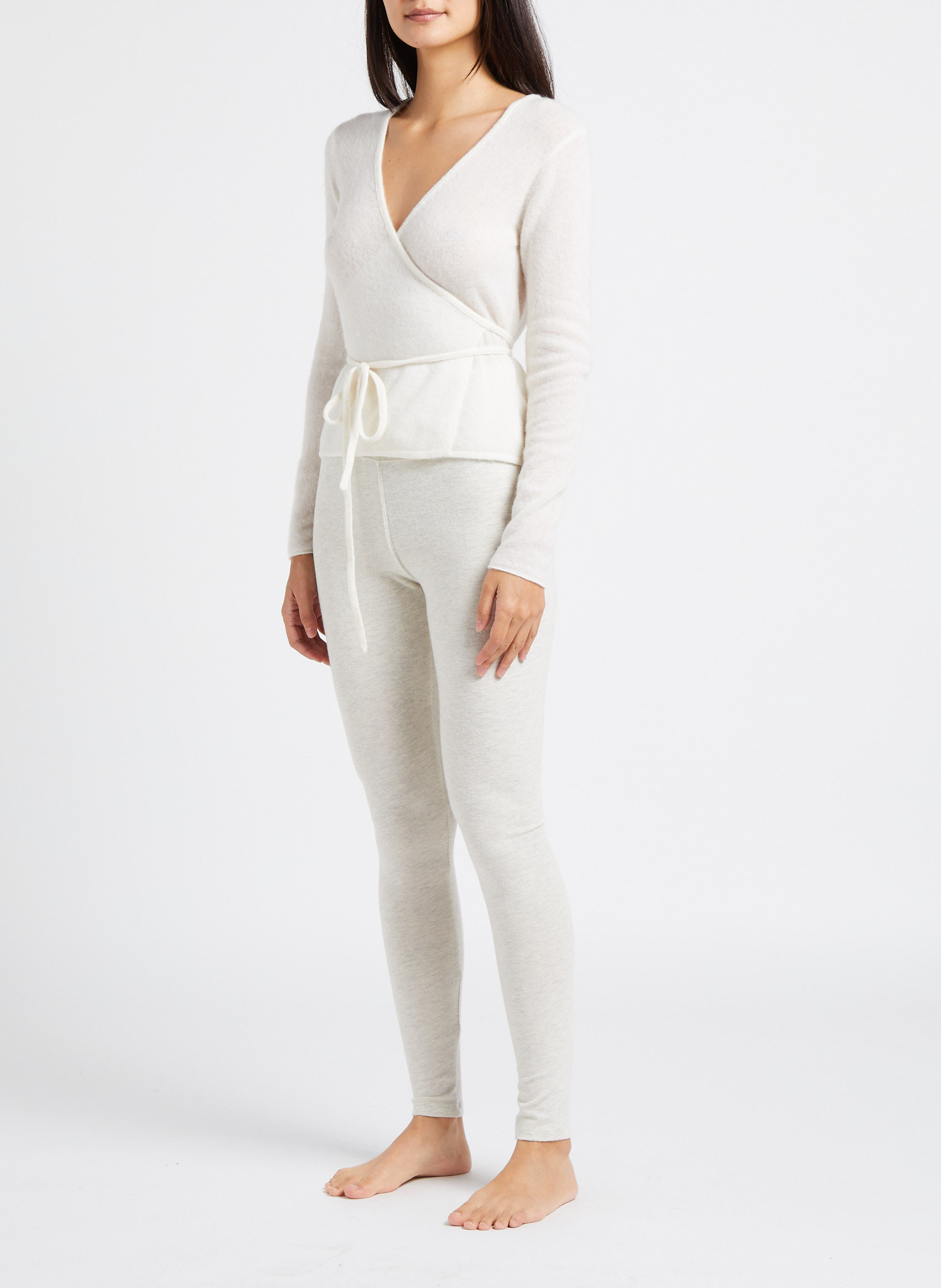 Cotton-blend leggings AMERICAN VINTAGE Grey