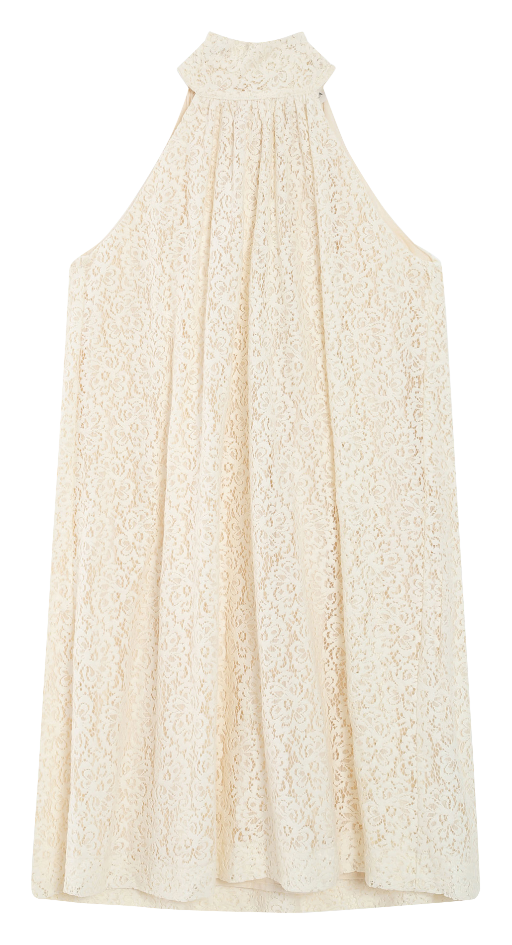 Robe courte évasée en dentelle GRACE ET MILA Blanc