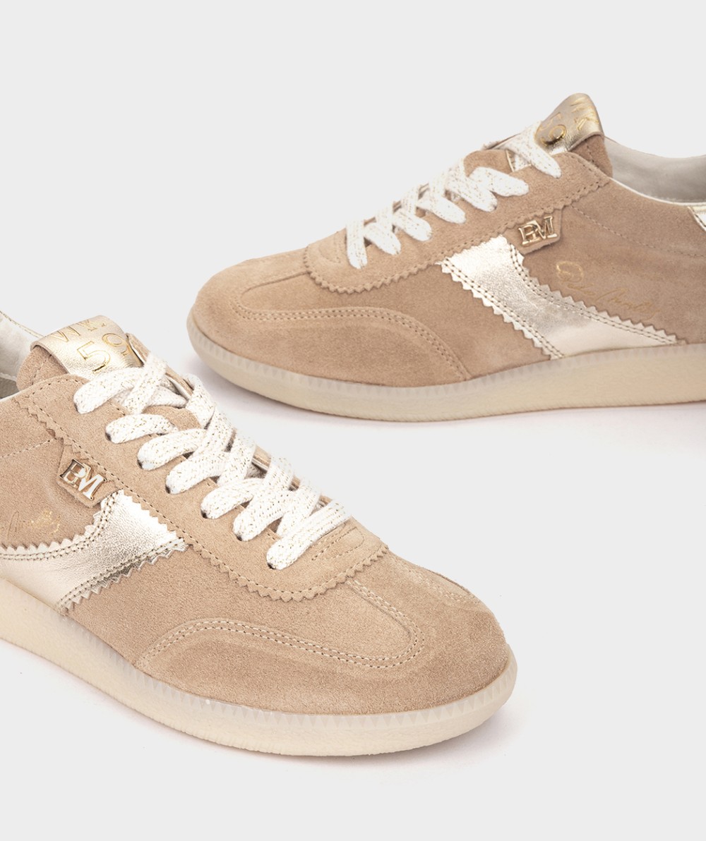 Sport suede beige sneakers PEDRO MIRALLES Brown
