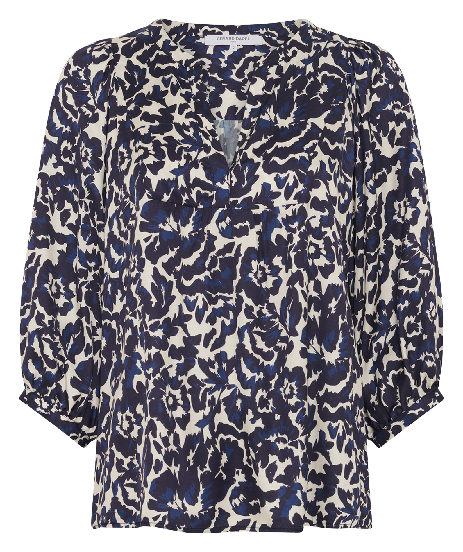 Bolouse col tunisien  GERARD DAREL Bleu