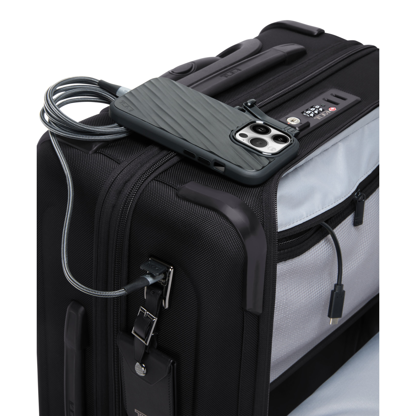 Tumi alpha valise 4 roues taille s TUMI Noir