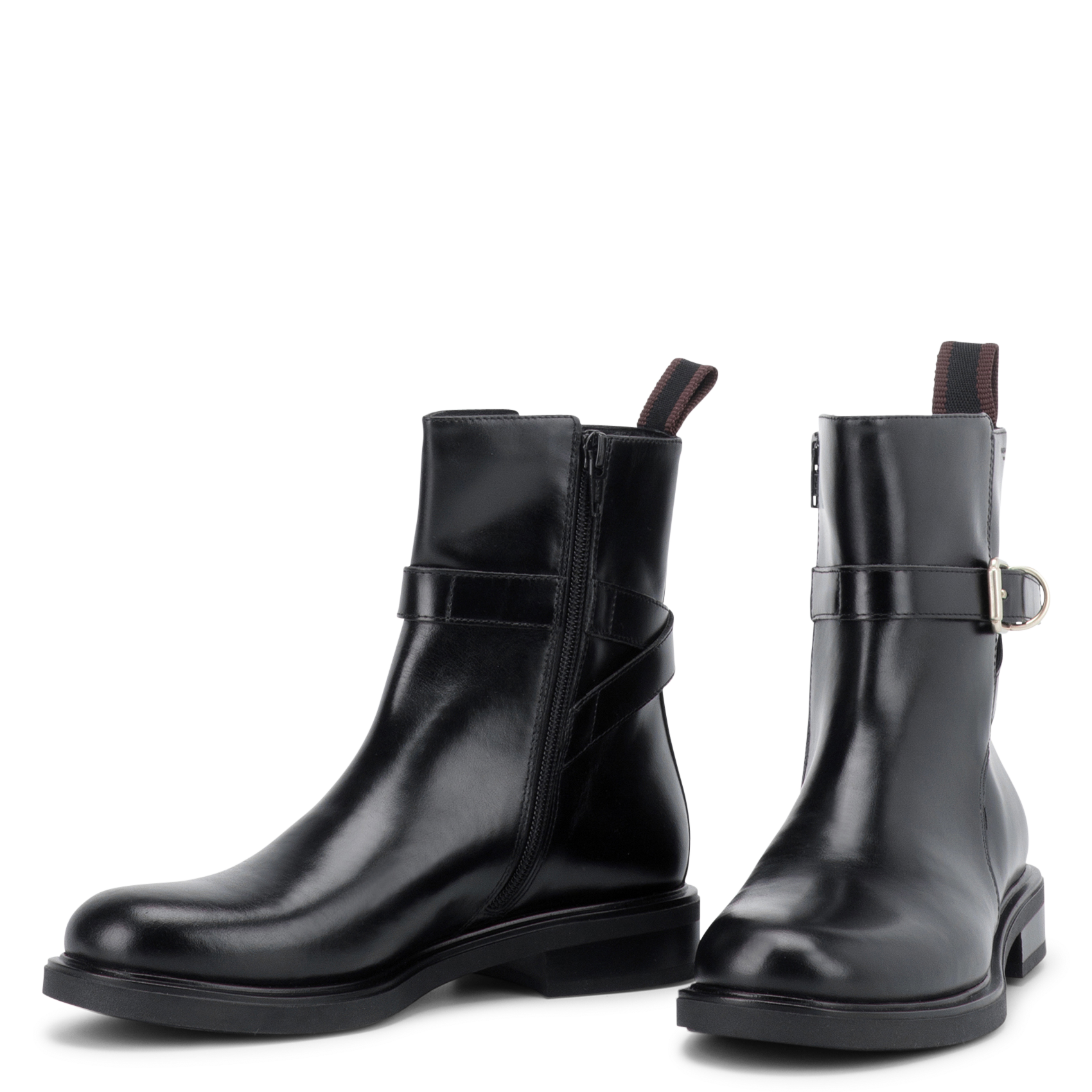 Lederstiefel mit Schnalle VAGABOND Schwarz