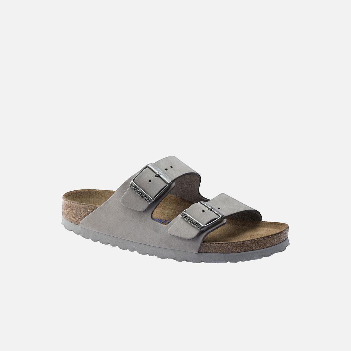 Arizona flat sandals BIRKENSTOCK Grey