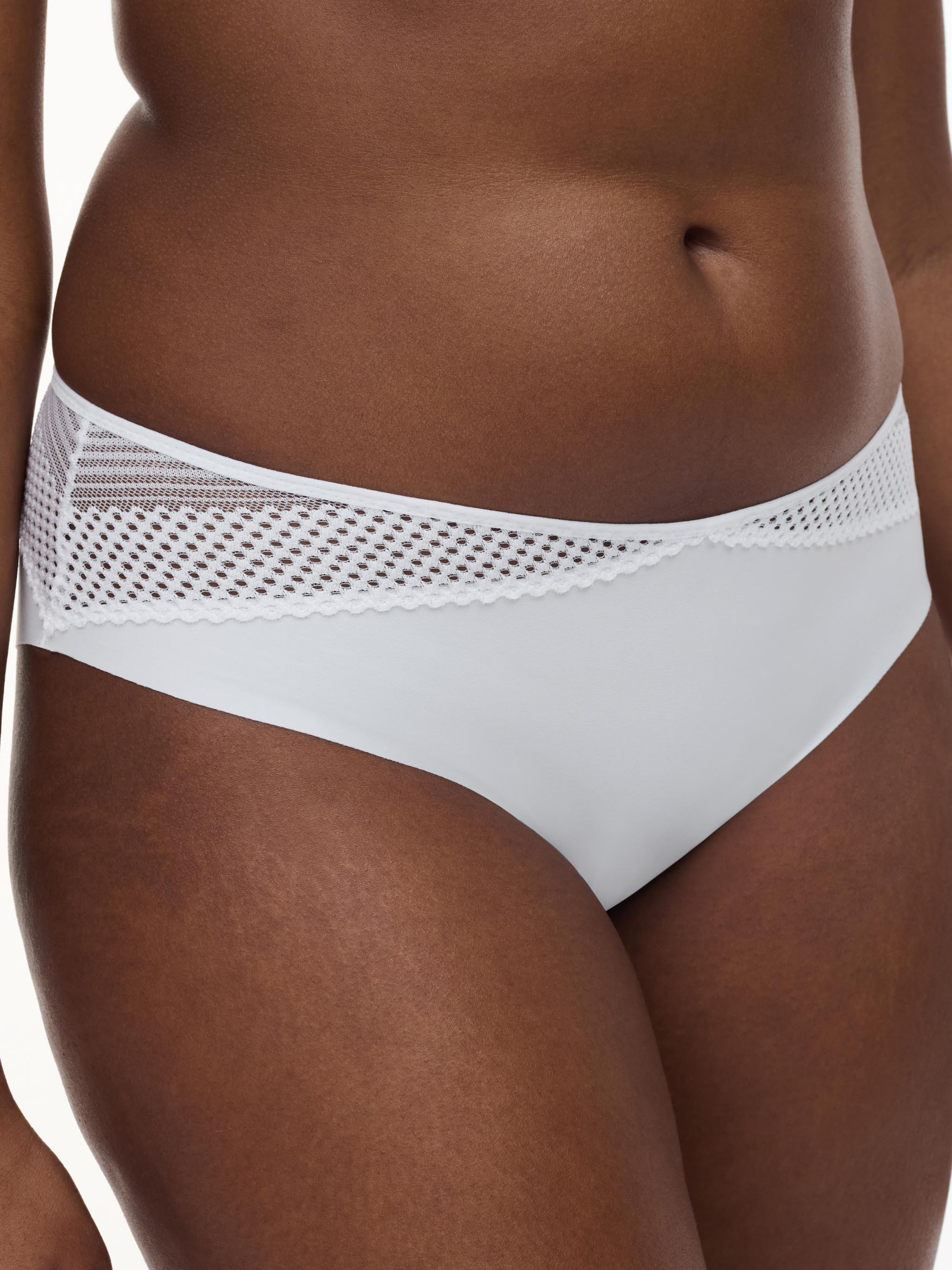 Lace boy shorts CHANTELLE PULP White