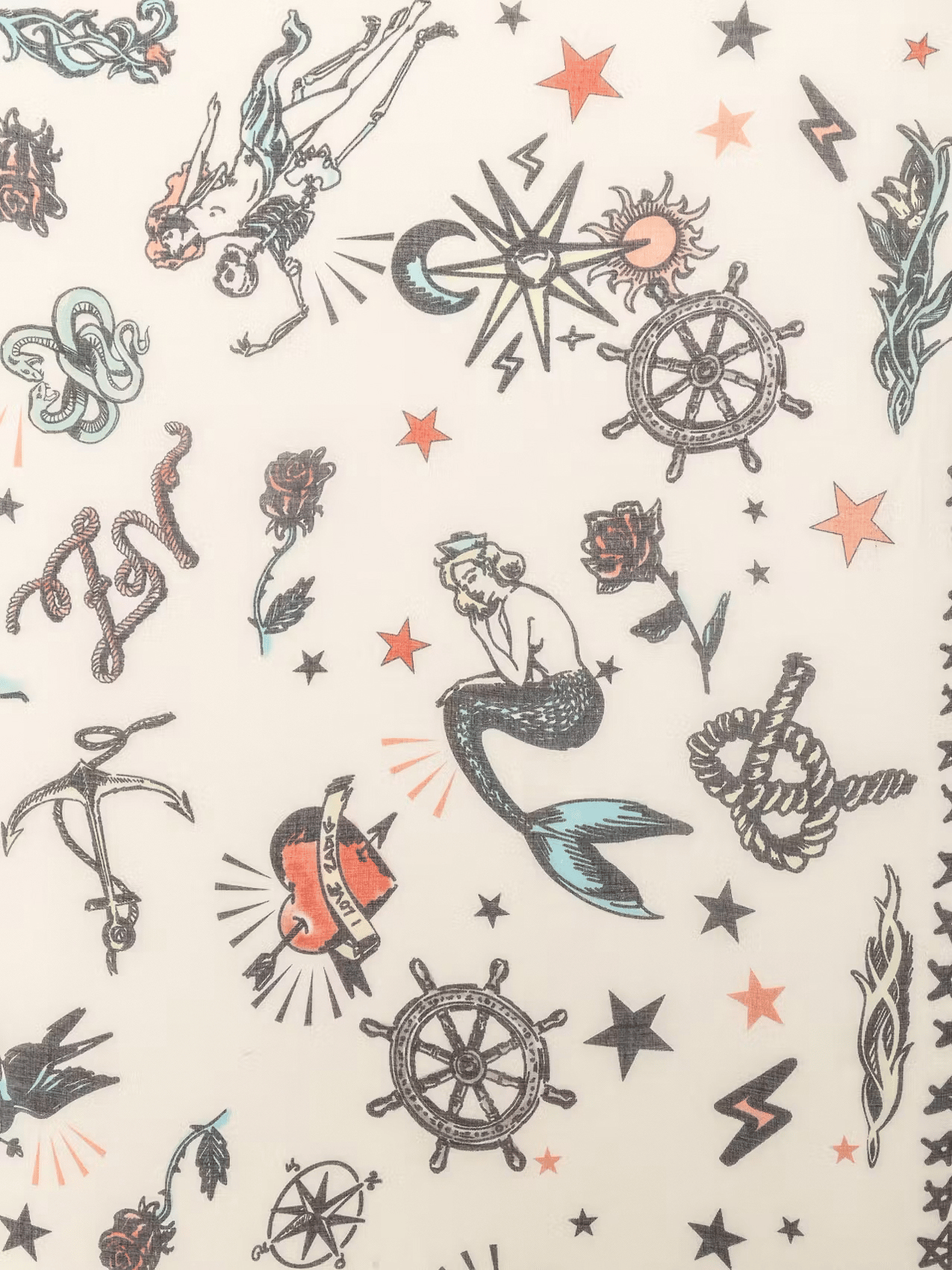Foulard imprimé ZADIG&VOLTAIRE Blanc