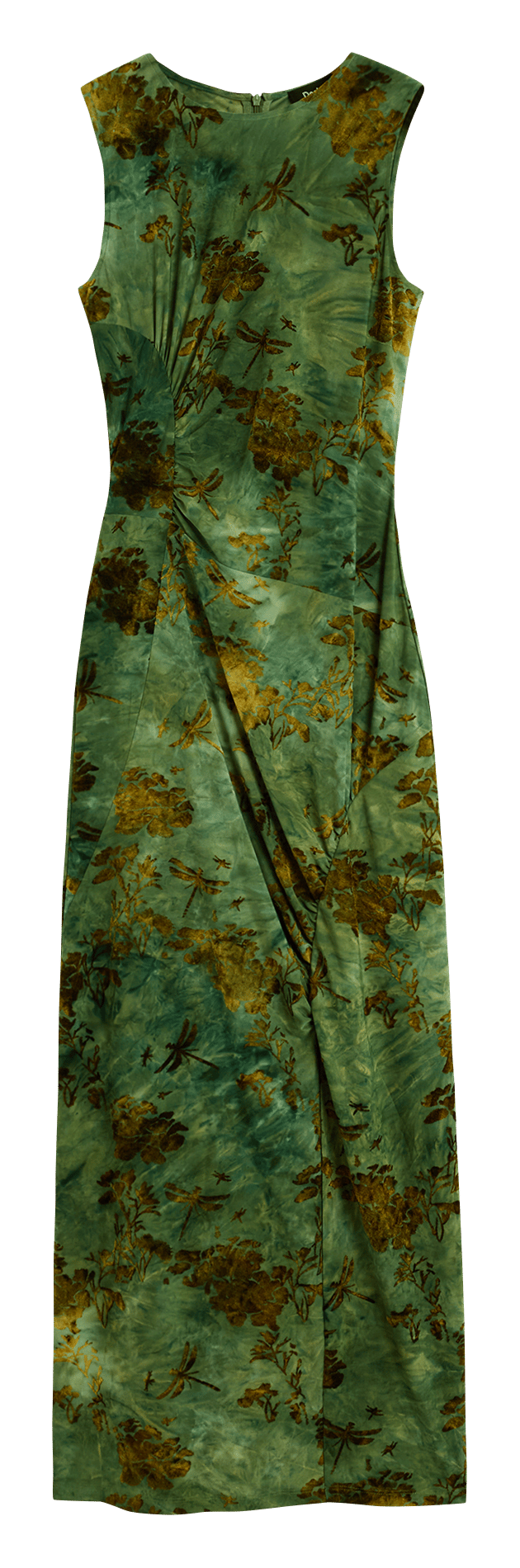 Long fitted dress DESIGUAL Green