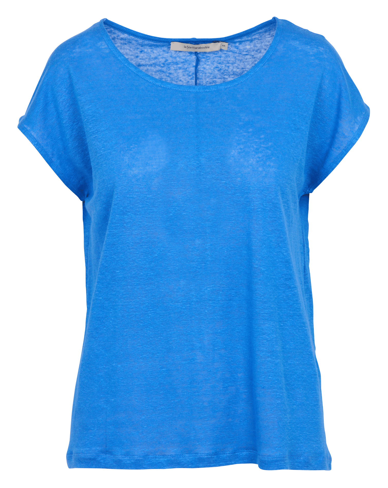 Tee-shirt droit chiné en lin LA FEE MARABOUTEE