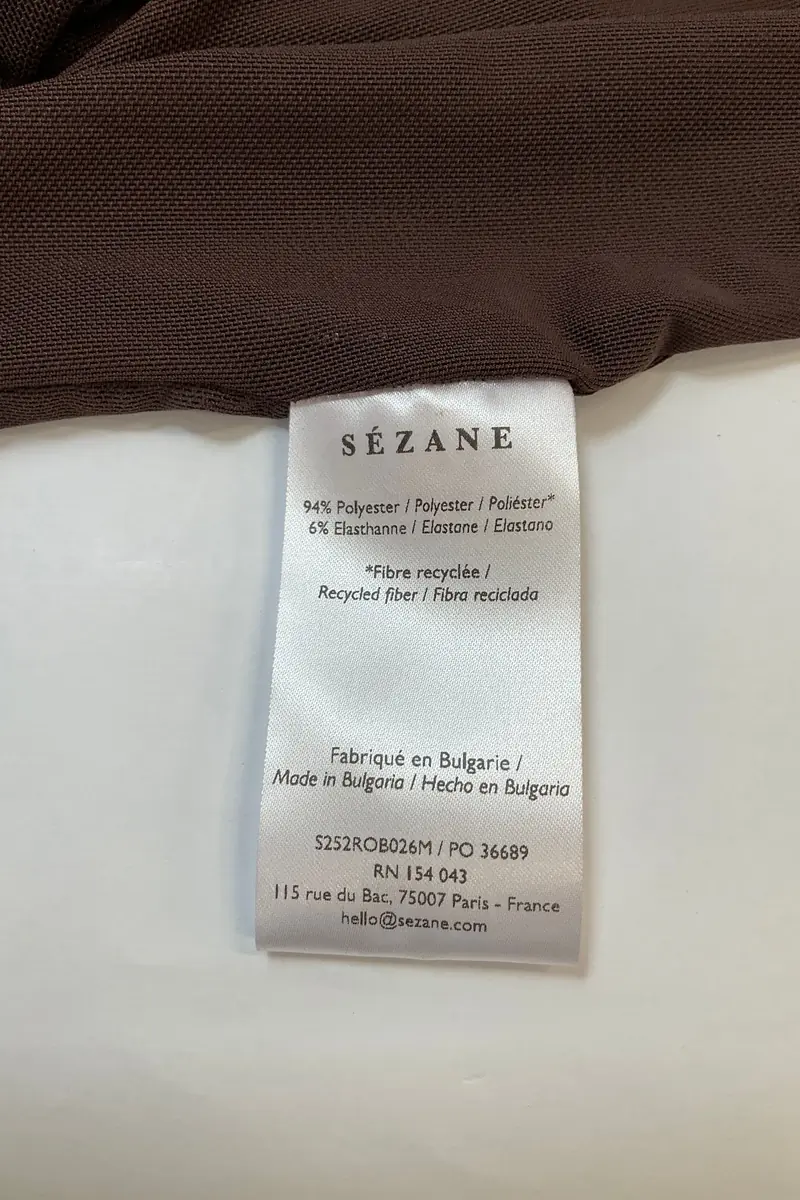 Dress SEZANE - Seconde main Brown