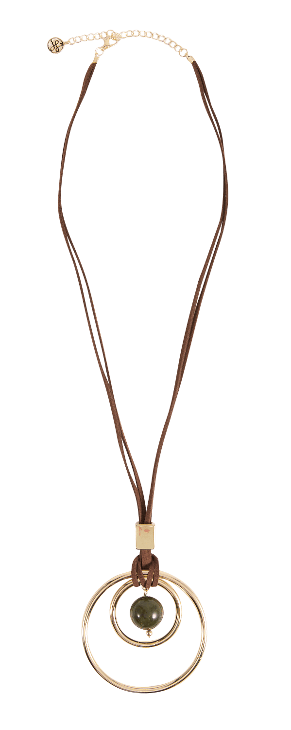 Collana lunga multi-anelli LA FEE MARABOUTEE Dorato