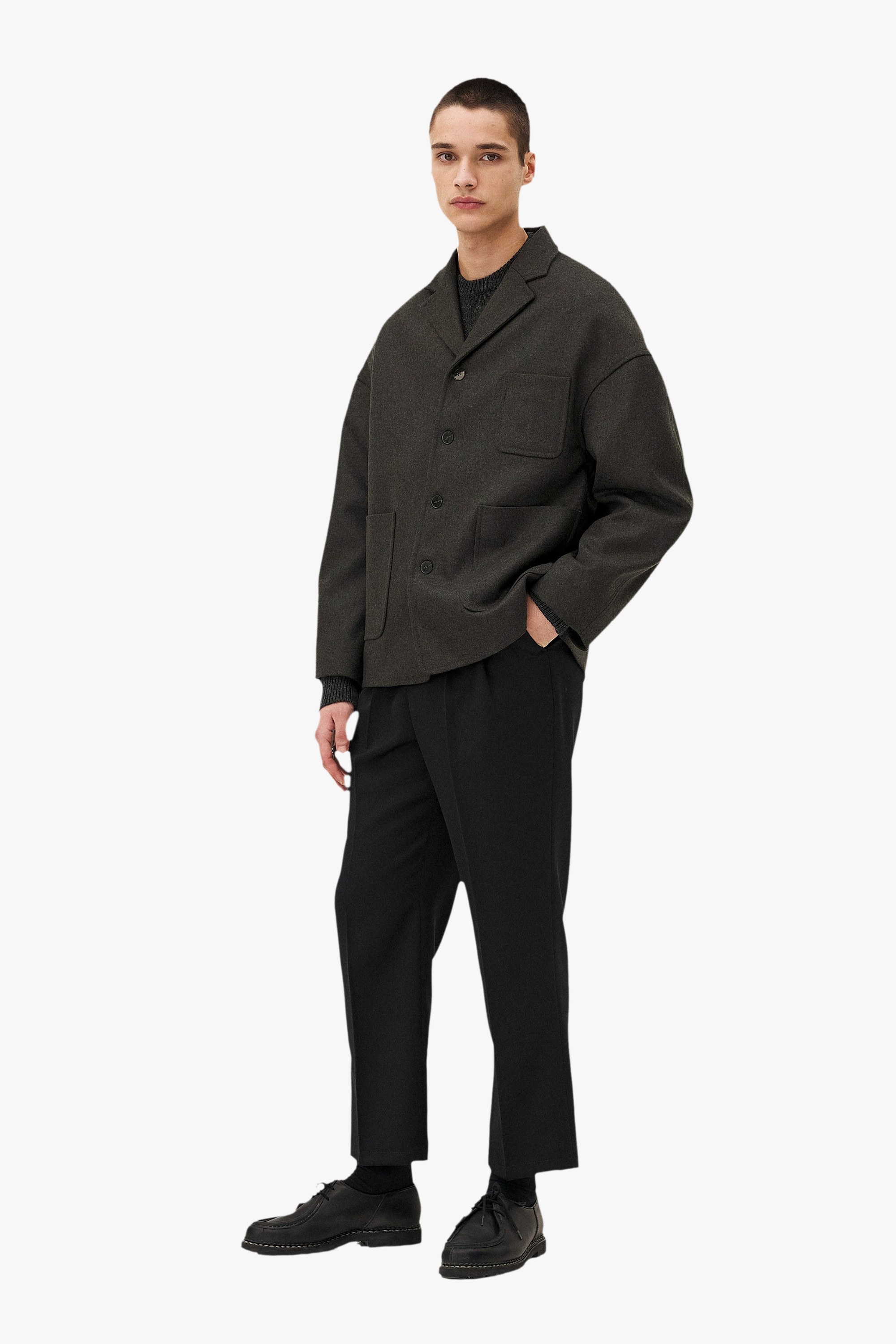Short coat Antwerp Noyoco Green