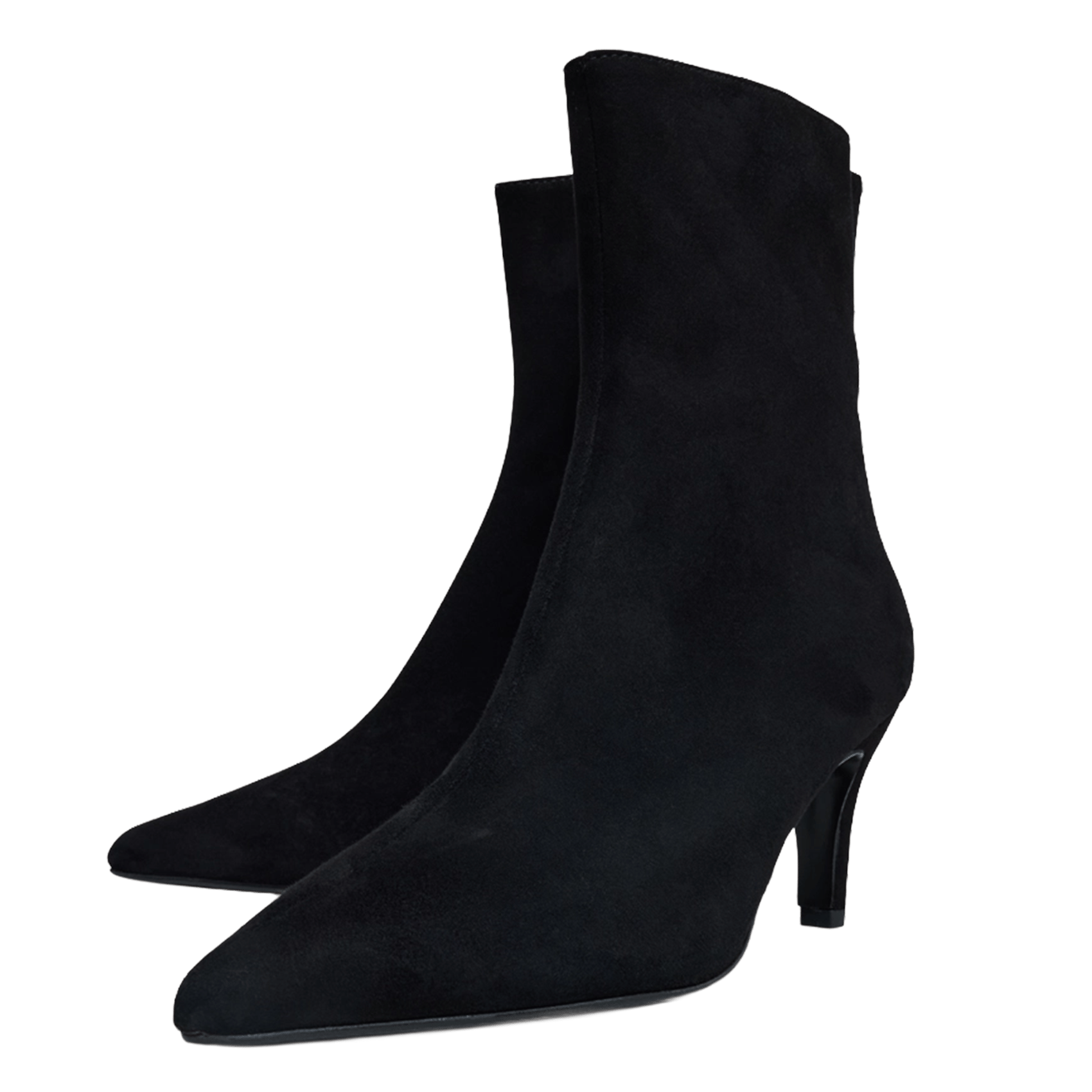 - 100% leather, - Round toes, - Inner zip fastening, - Heel height: 9 cm. JONAK Black