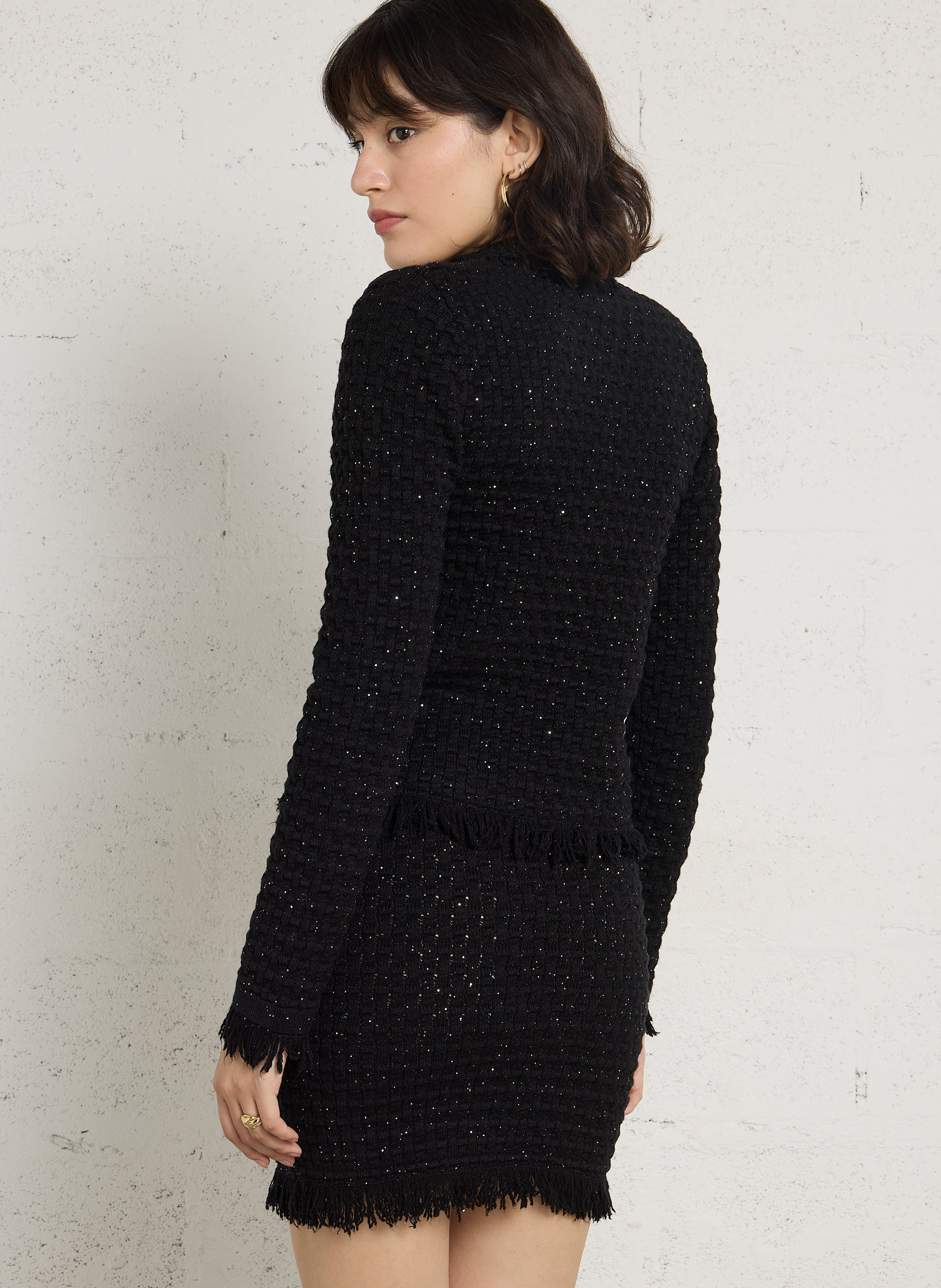 Veste ajustée en tweed  LIU JO Noir