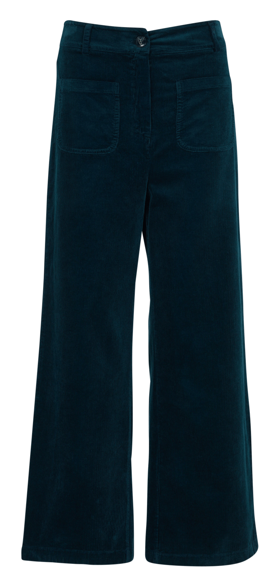 Weite Hose aus Baumwollmix mit hohem Bund LA FEE MARABOUTEE
