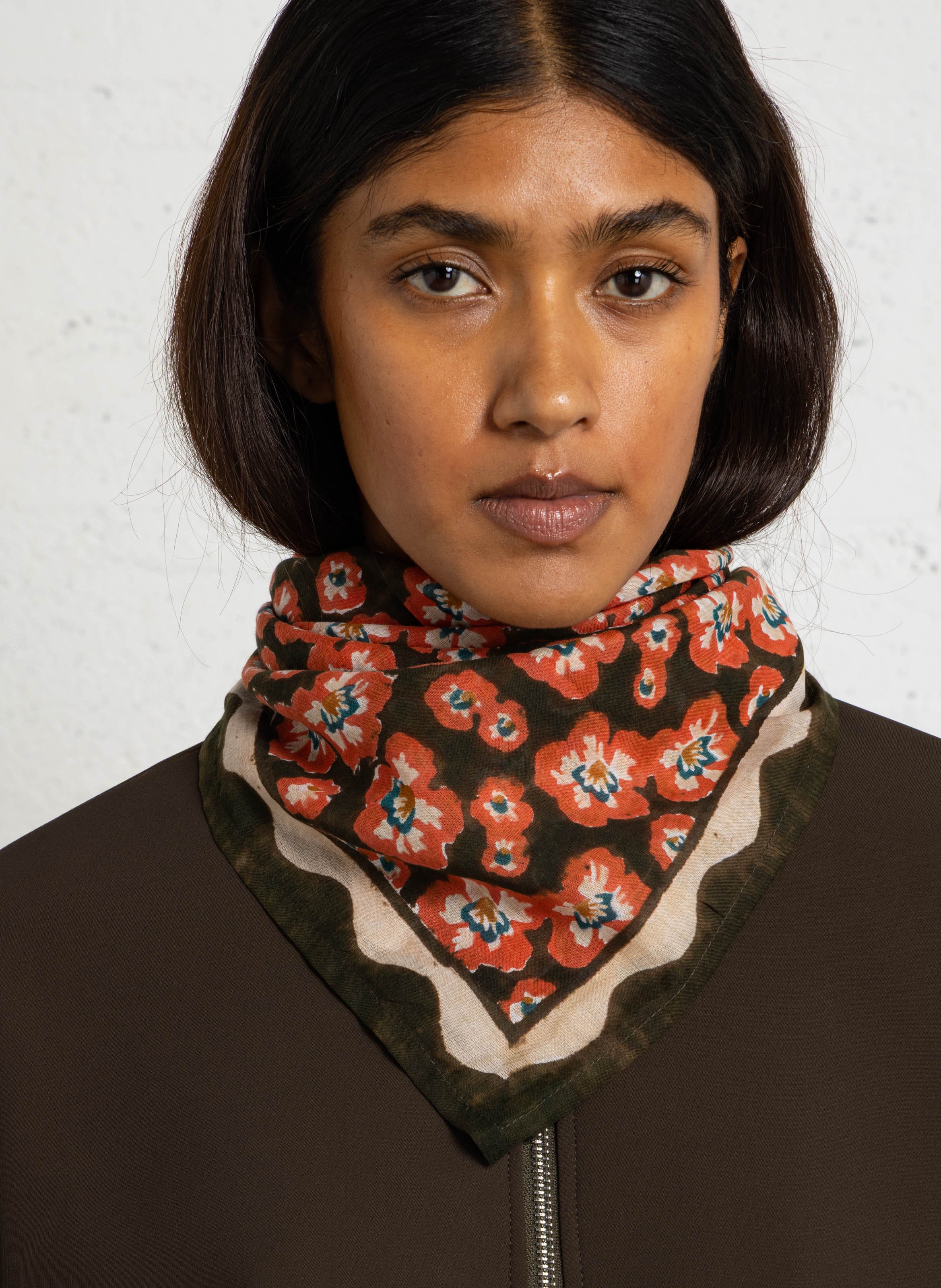 Katoenen foulard APACHES COLLECTIONS Rood