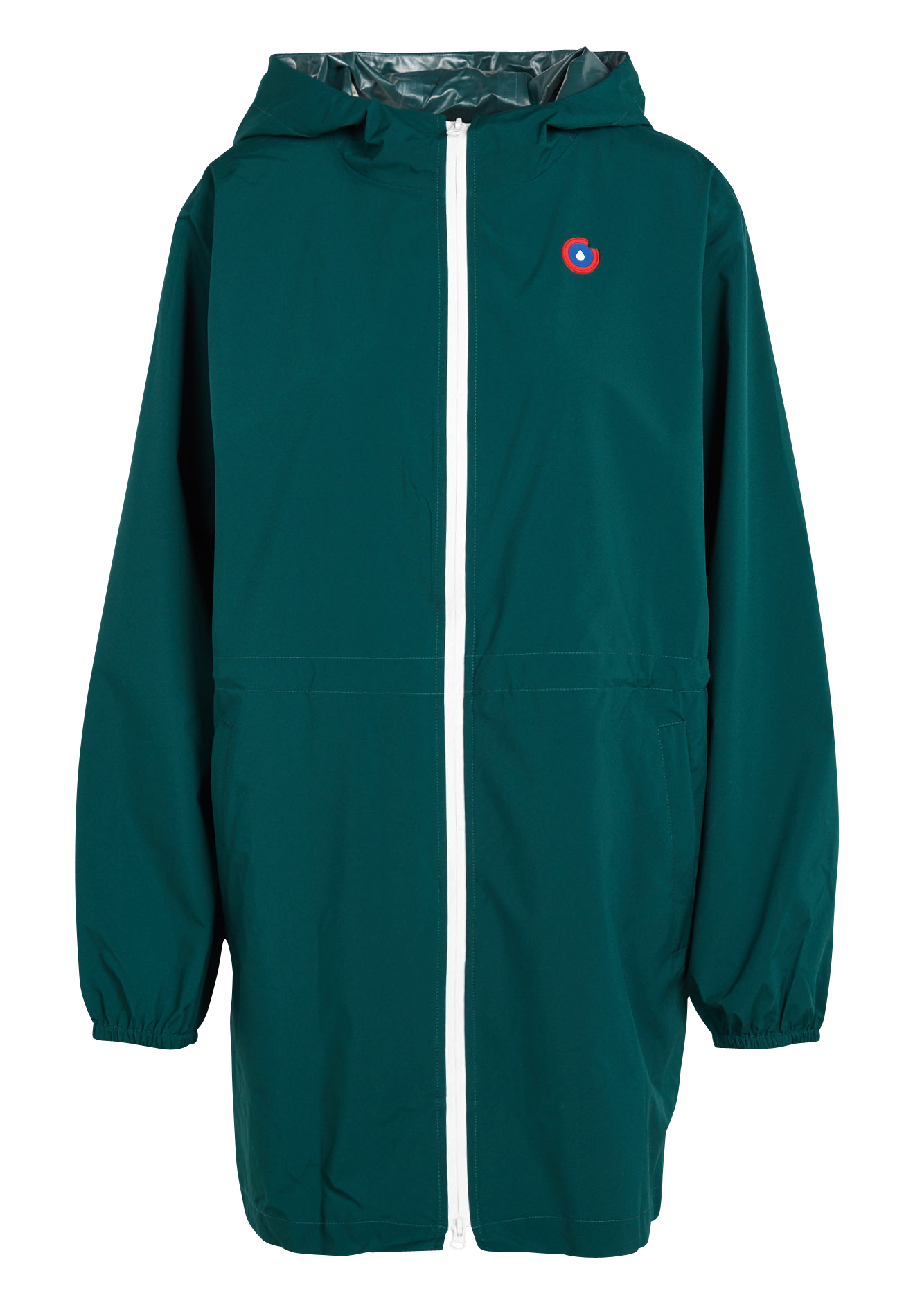 Imperméable long à capuche convertible  AMELOT Sapin