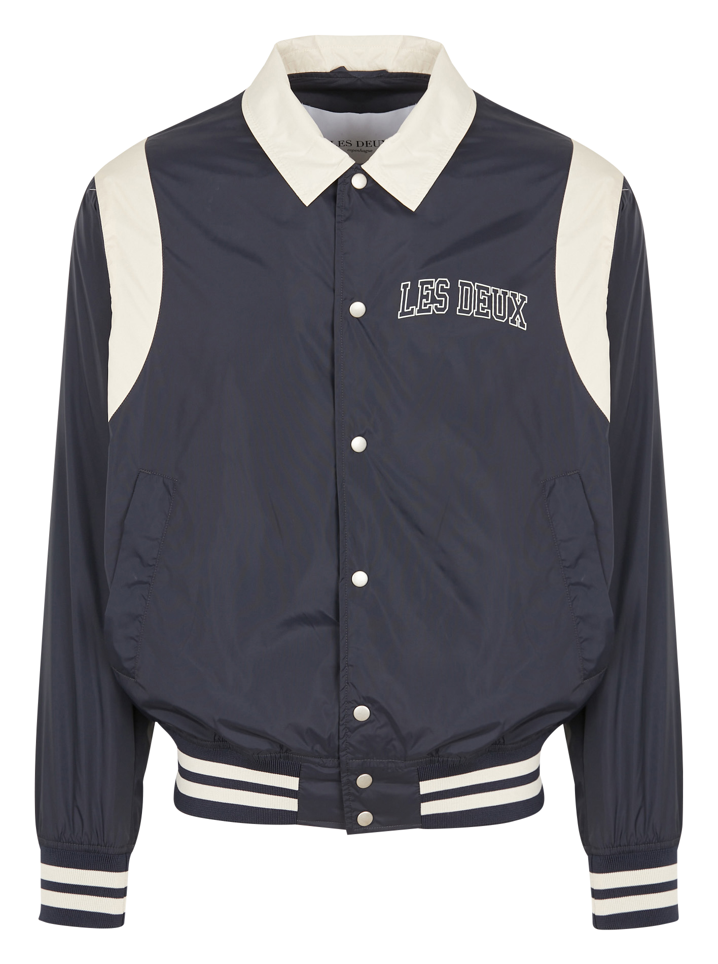 Blouson col classique  Bleu