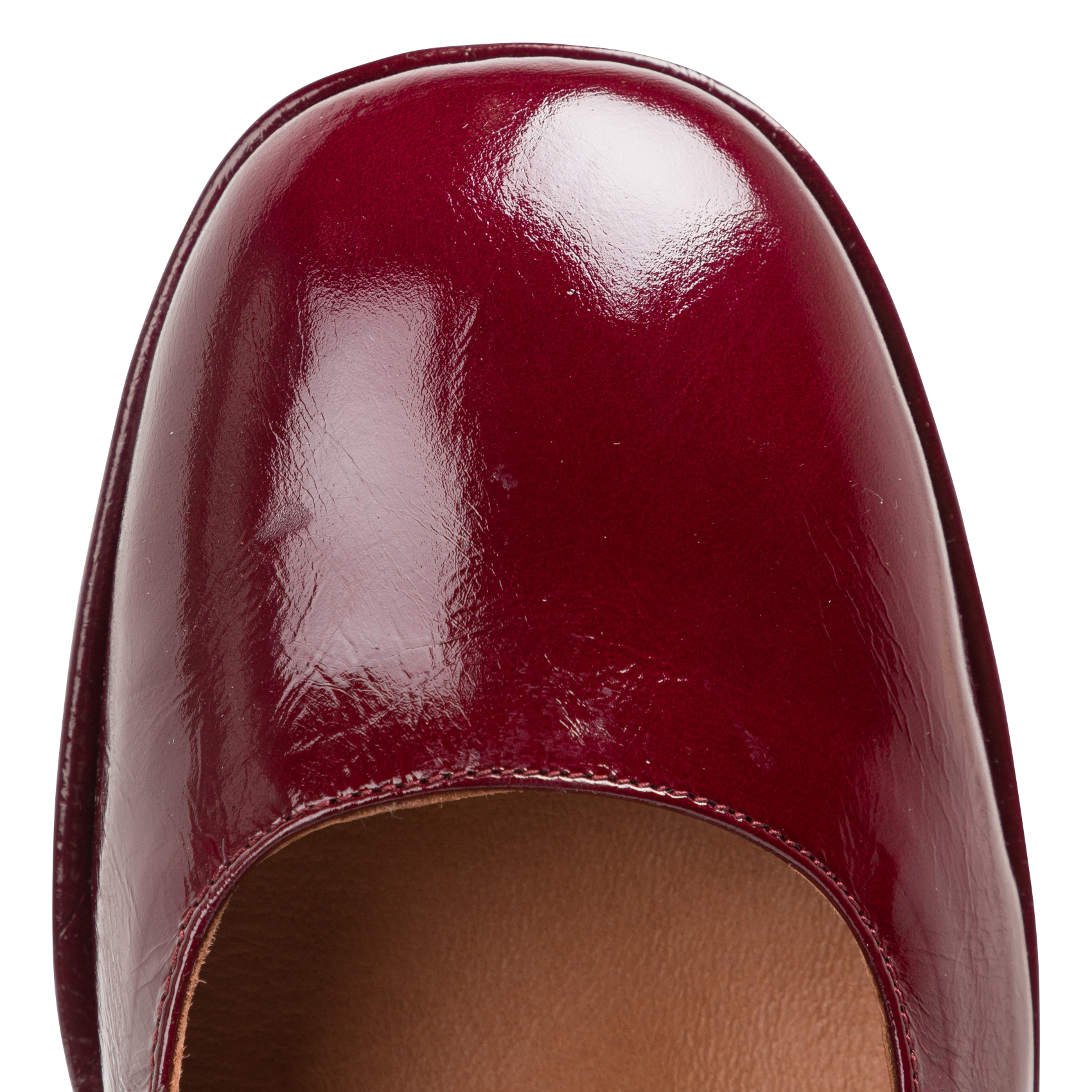 Plateau-Spangenpumps mit Doppelriemen JONAK Rot