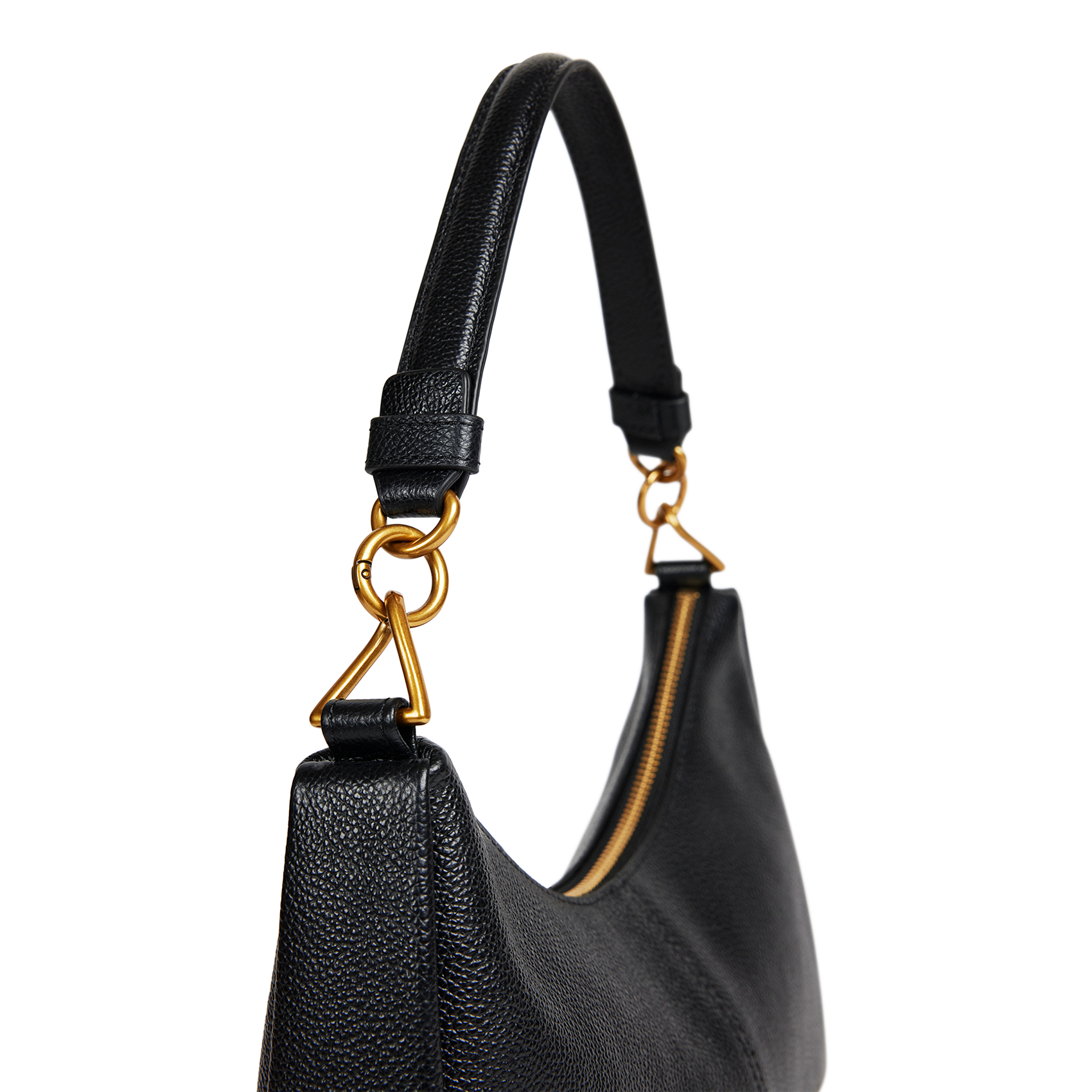 Lederhandtasche NAT & NIN Schwarz