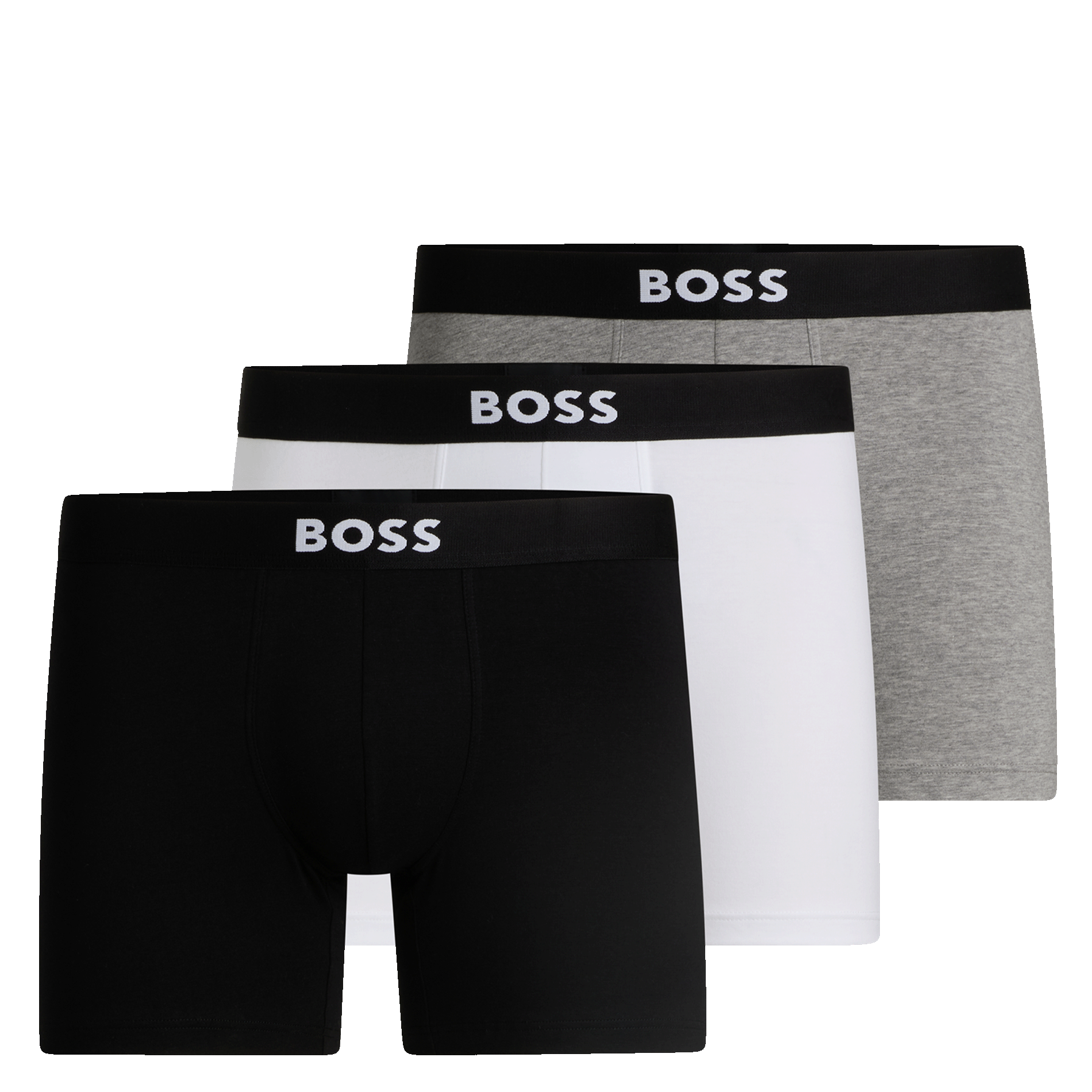 Pack of three cotton trunks BOSS Multicolored