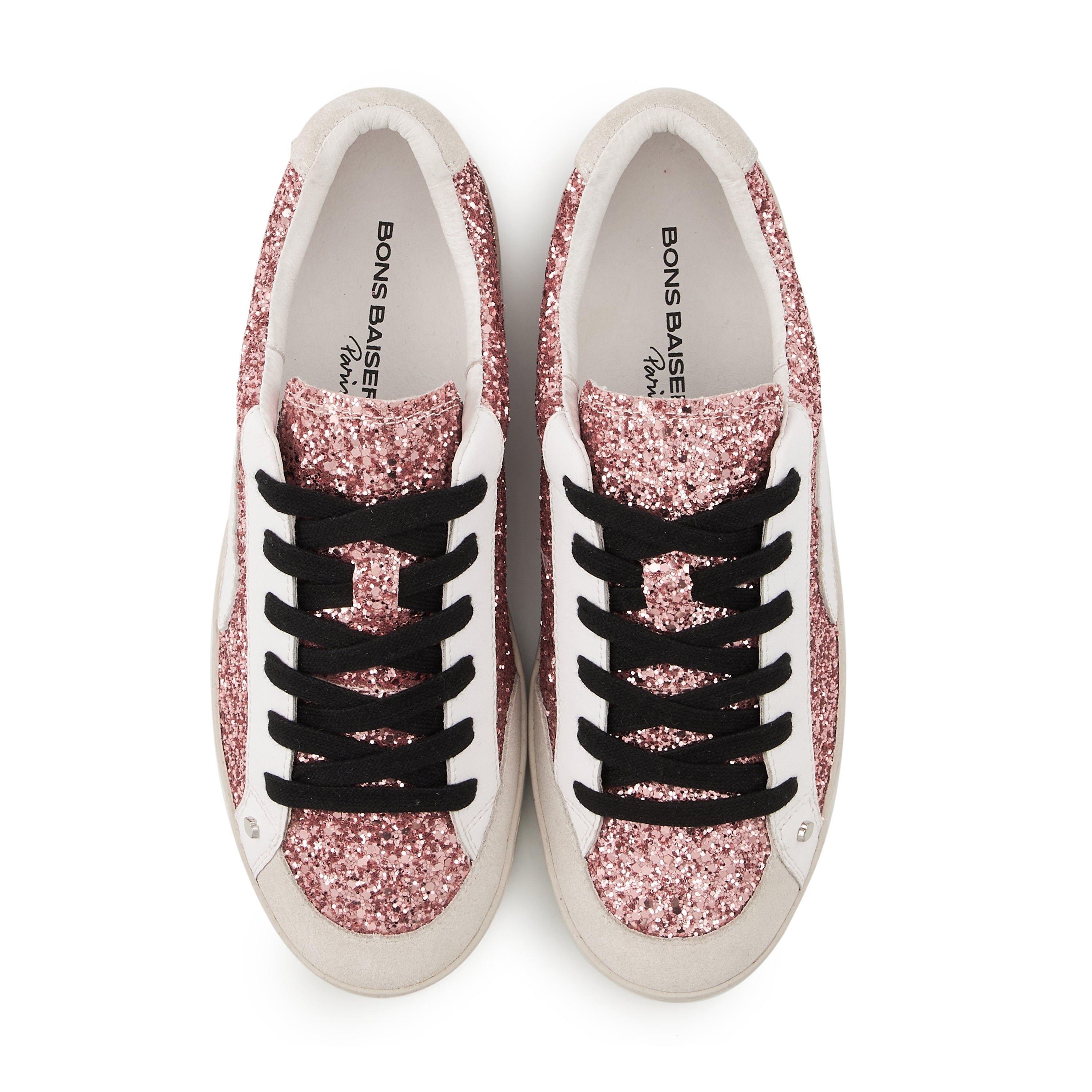 Leather sneakers BONS BAISERS PARIS White