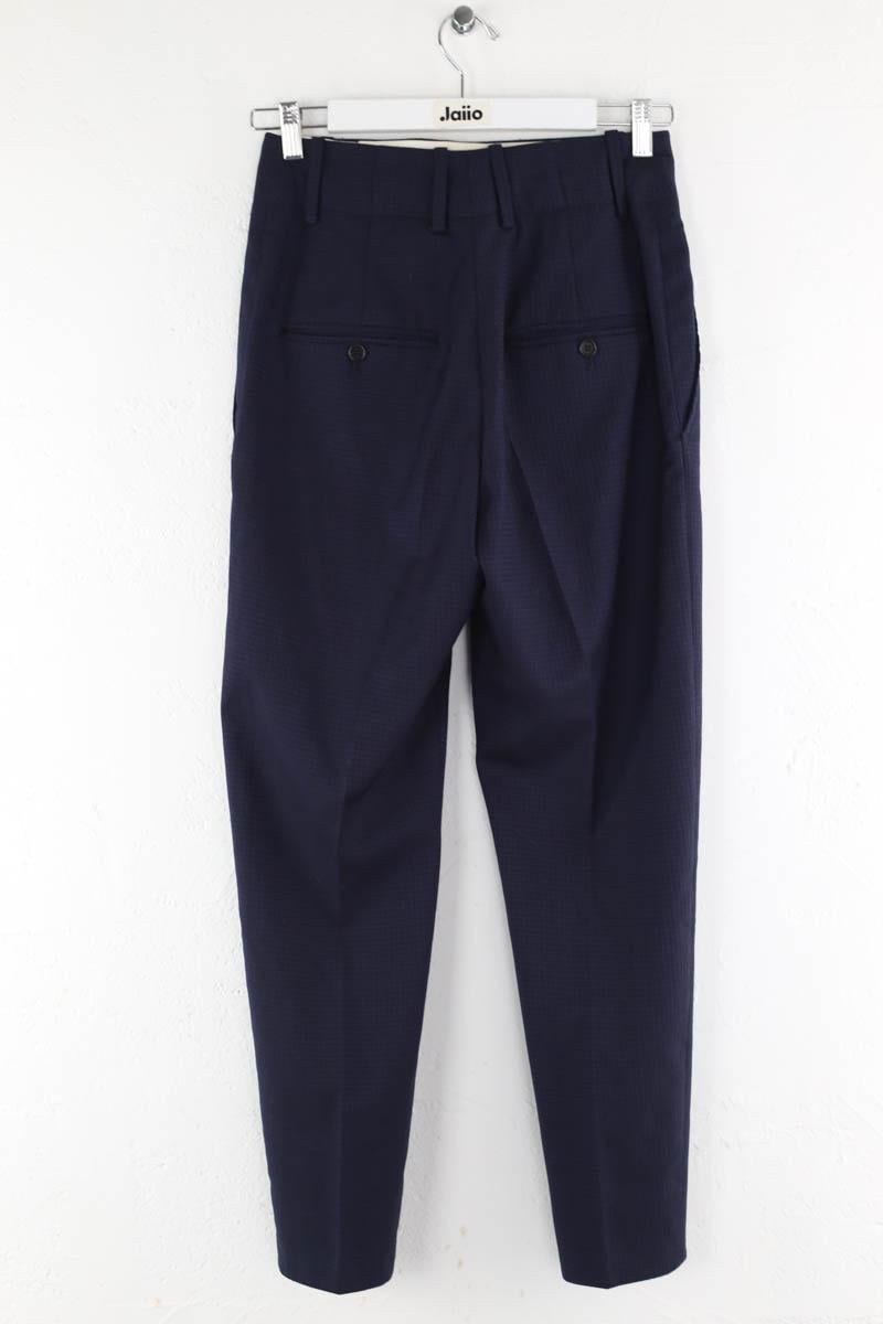 Bandol straight woollen trousers ISABEL MARANT - Seconde Main Blue