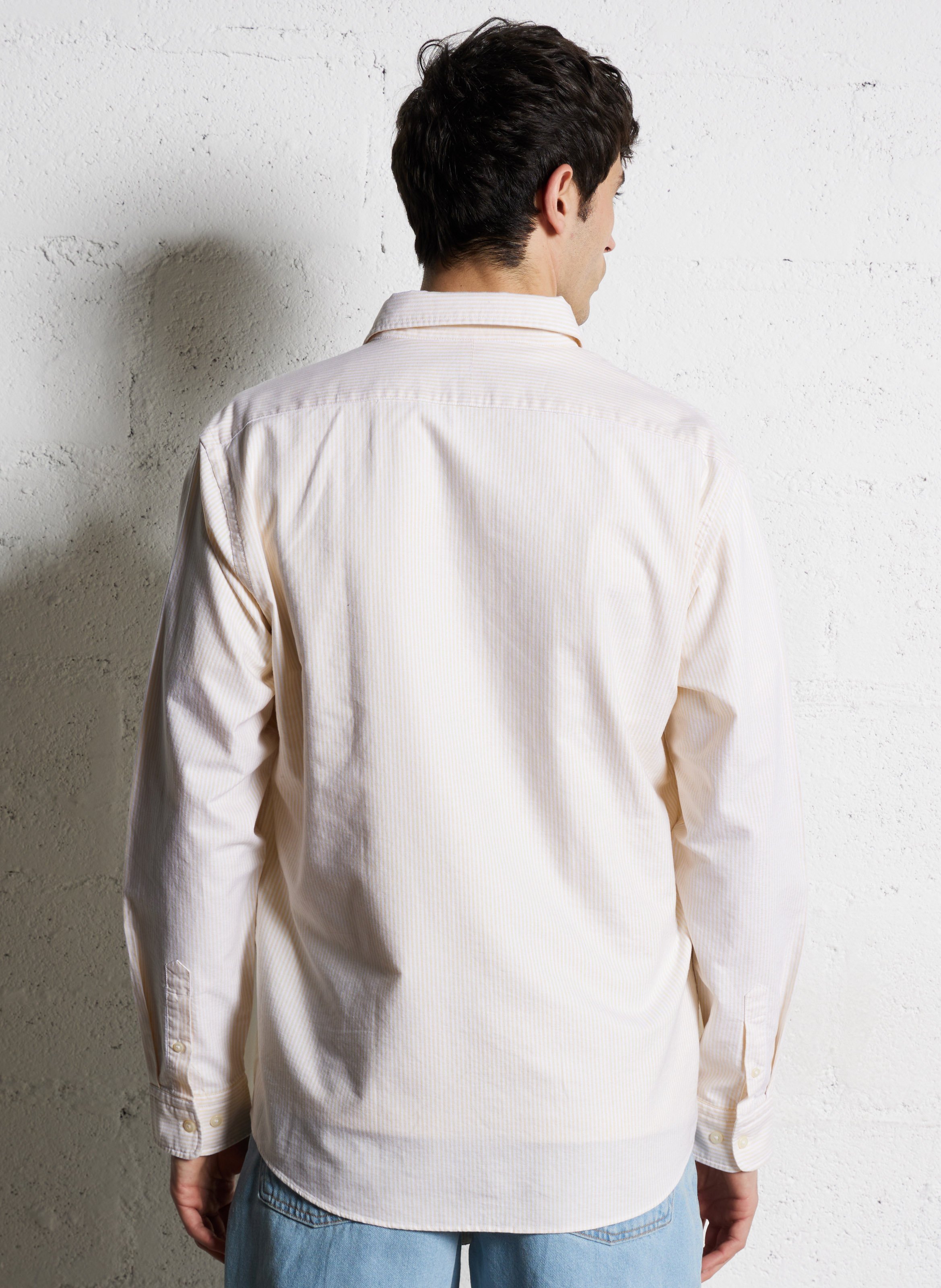 Carry Stripes striped shirt SELECTED Yellow