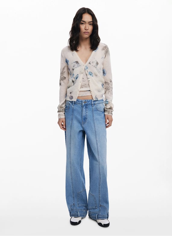 Desigual Jeans mom fit - blue/blu Desigual Jeans mom fit - blue/blu